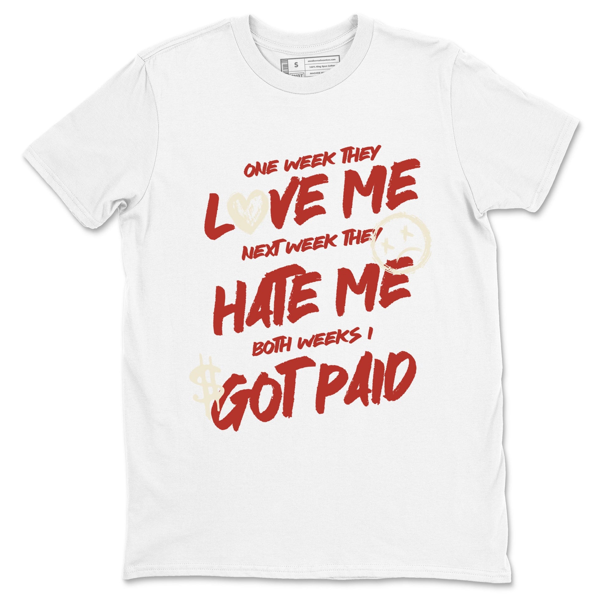4s Brick By Brick best t shirts to wear with jordans I Got Paid sneaker match tees Nigel Sylvester x Air Jordan 4 Brick by Brick match shoes to clothes SNRT Sneaker Tees unisex cotton White 2 shirts
