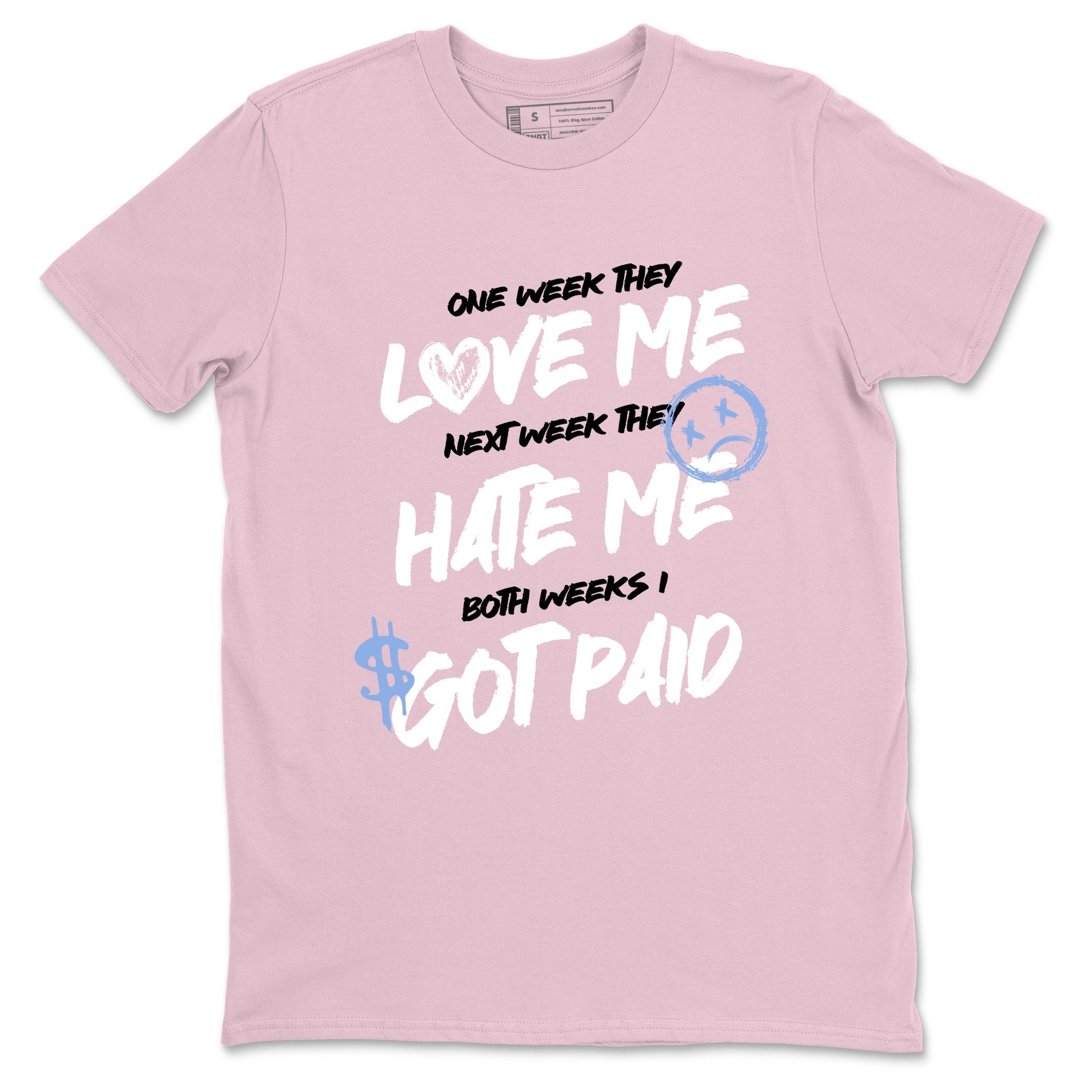 Sneaker match tees – Sneaker Tees To Match Air Jordan 5 Medium Soft Pink Shoes – I Got Paid Tee Pink 2