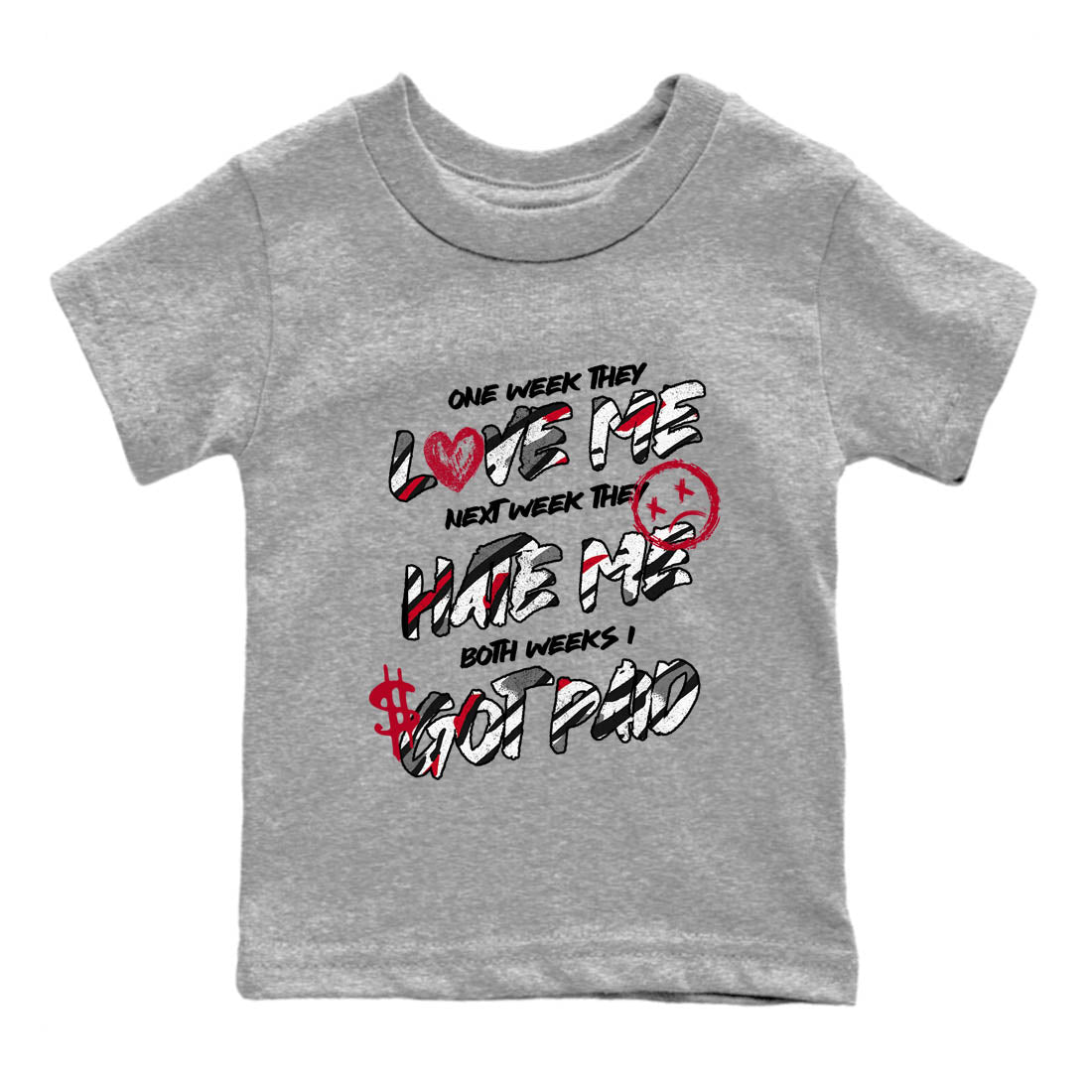 Sneaker Threads – Sneaker Tees To Match Air Jordan 8 Bunny – I Got Paid Youth Graphic Tee Heather Grey 2. Perfect for Jordan releases 2025 colorways.