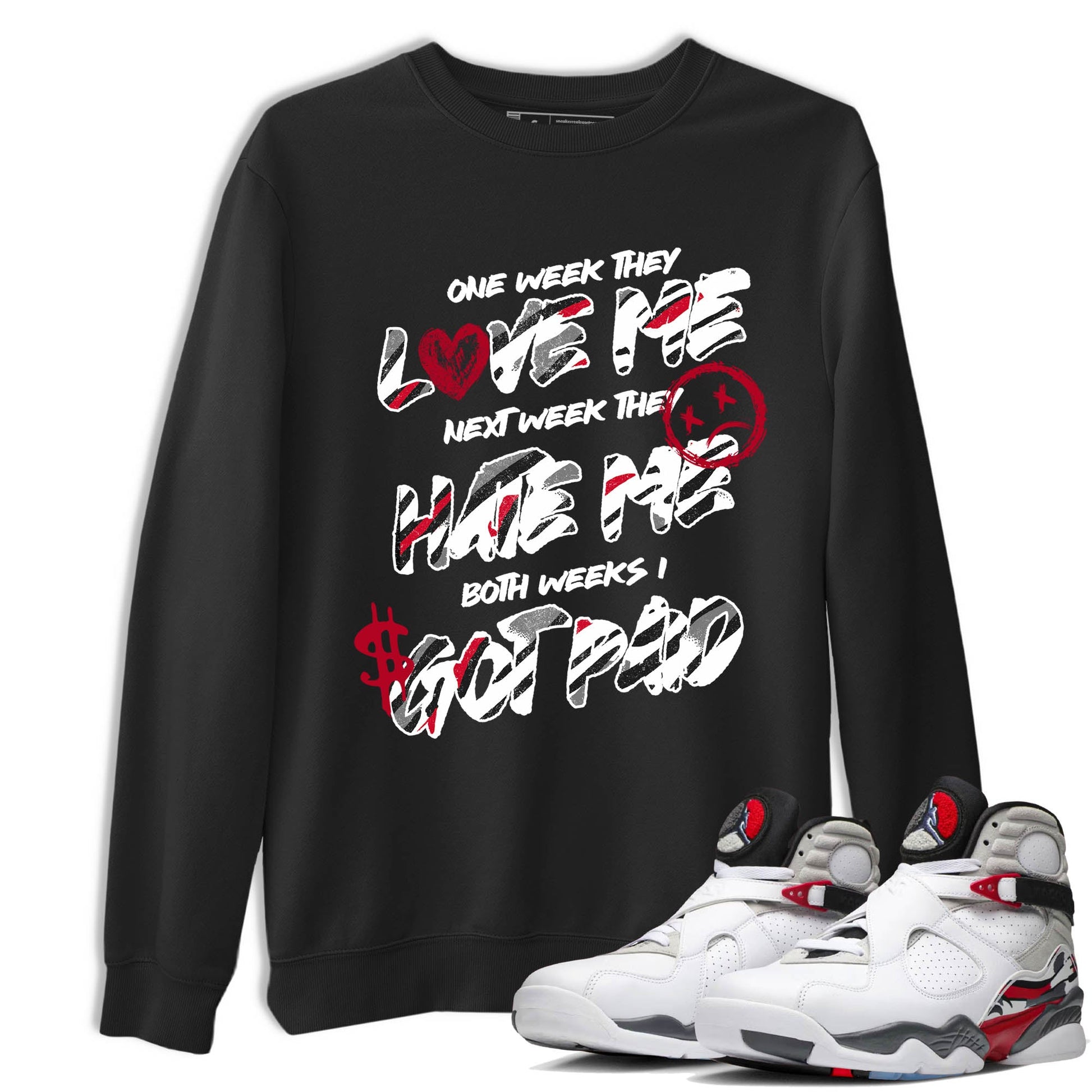 Sneaker Threads – Sneaker Tees To Match Air Jordan 8 Bunny – I Got Paid Graphic Tee Black 1. Perfect for Jordan releases 2025 colorways.