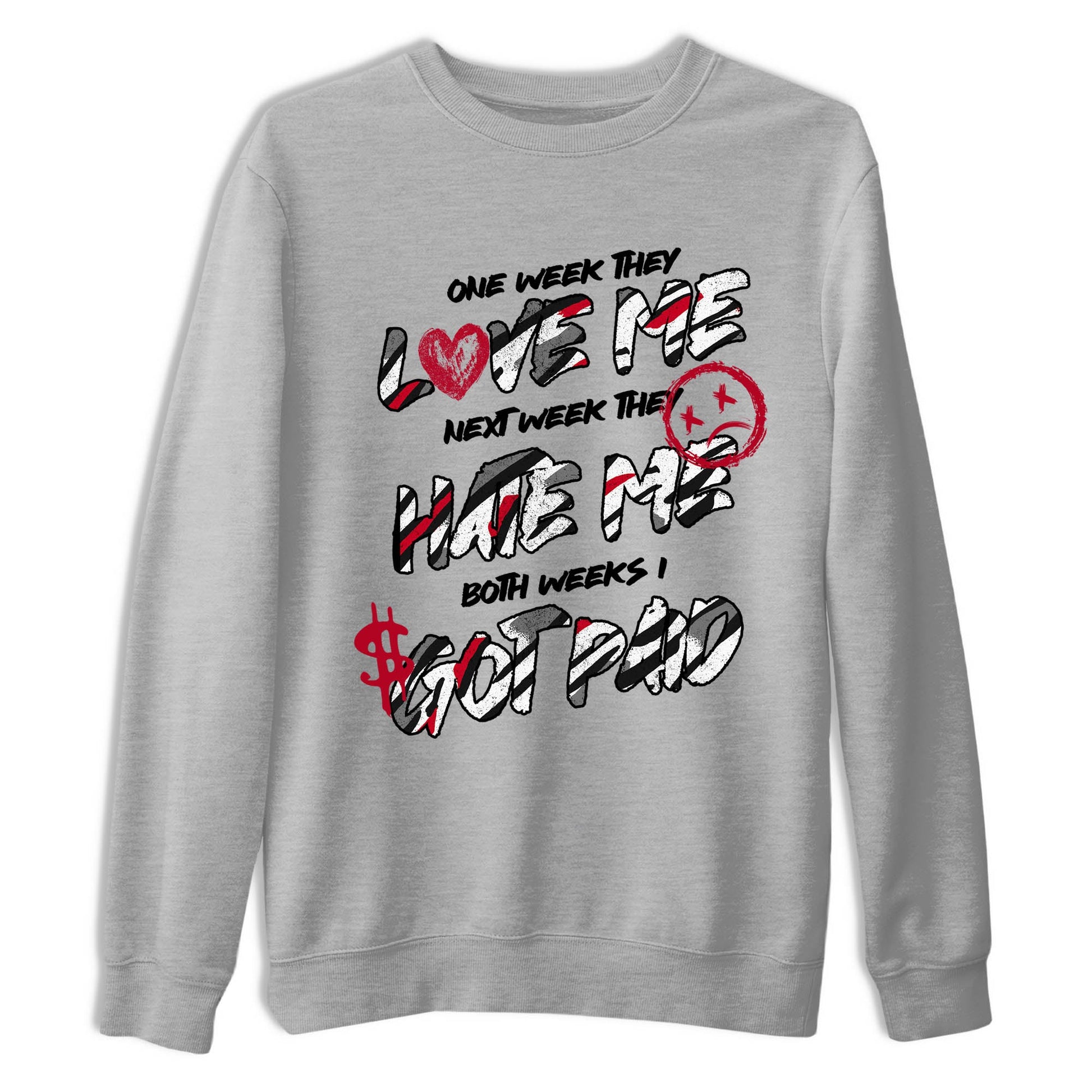 Sneaker Threads – Sneaker Tees To Match Air Jordan 8 Bunny – I Got Paid Graphic Tee Heather Grey 2. Perfect for Jordan releases 2025 colorways.