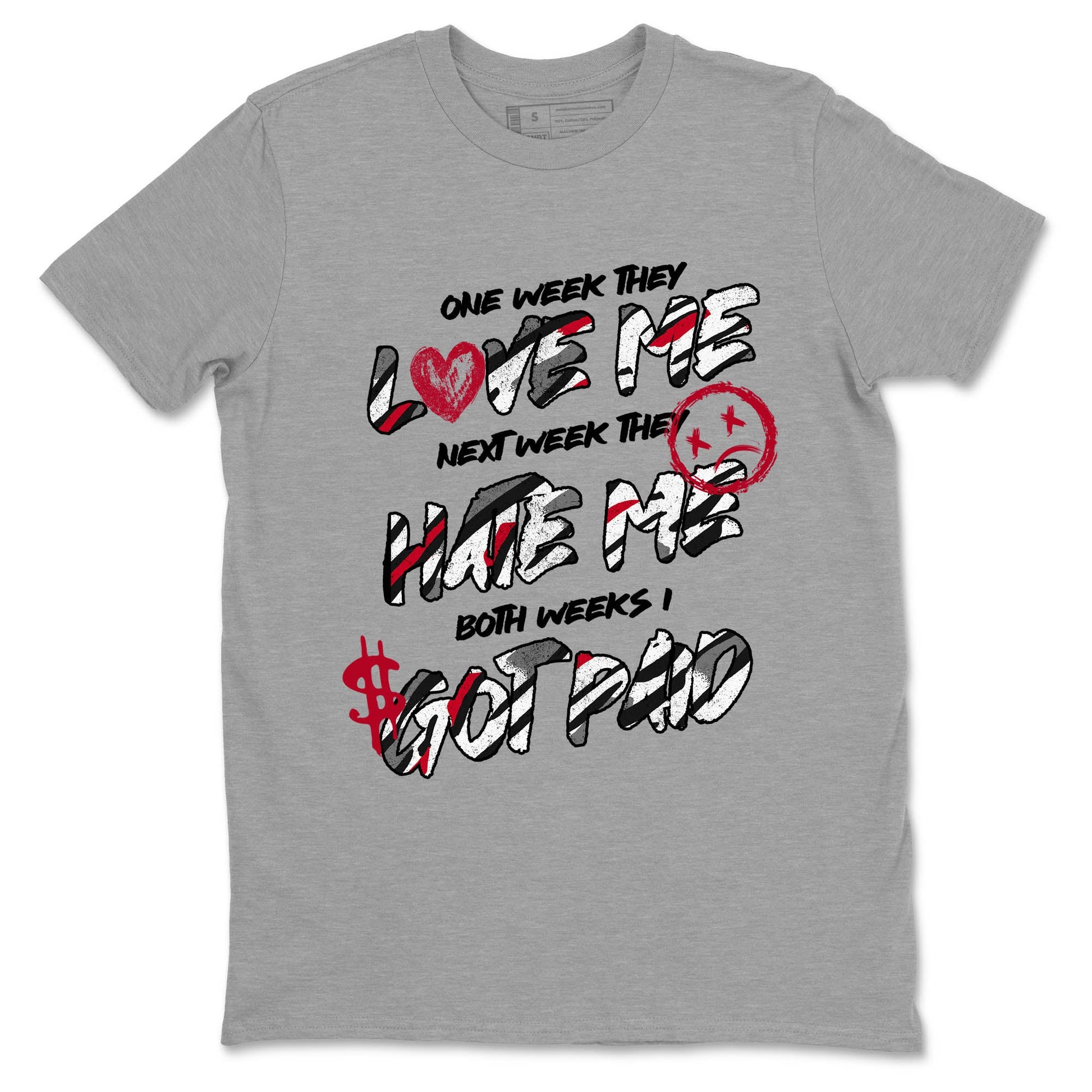 Sneaker Threads – Sneaker Tees To Match Air Jordan 8 Bunny – I Got Paid Graphic Tee Heather Grey 2. Perfect for Jordan releases 2025 colorways.