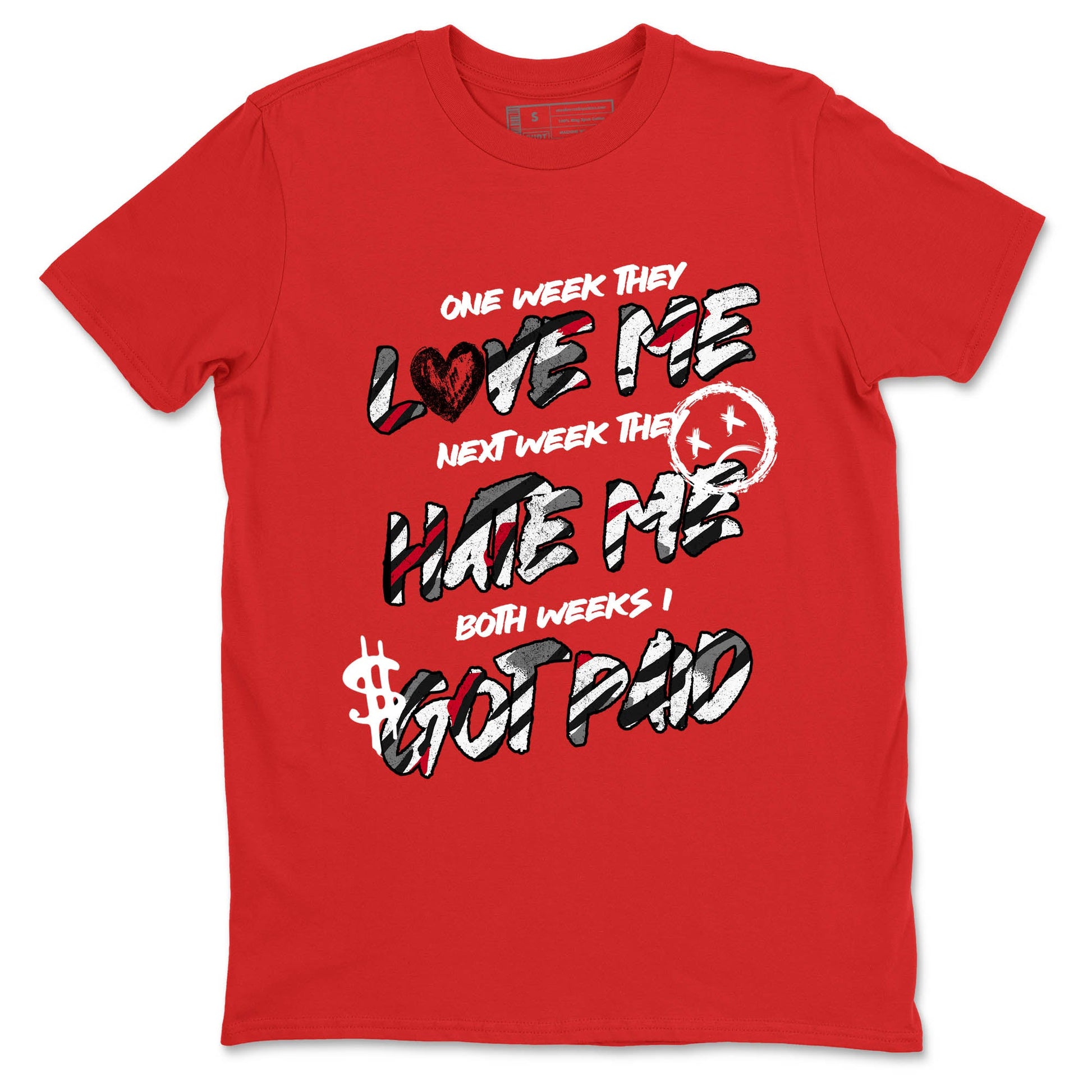 Sneaker Threads – Sneaker Tees To Match Air Jordan 8 Bunny – I Got Paid Graphic Tee Red 2. Perfect for Jordan releases 2025 colorways.