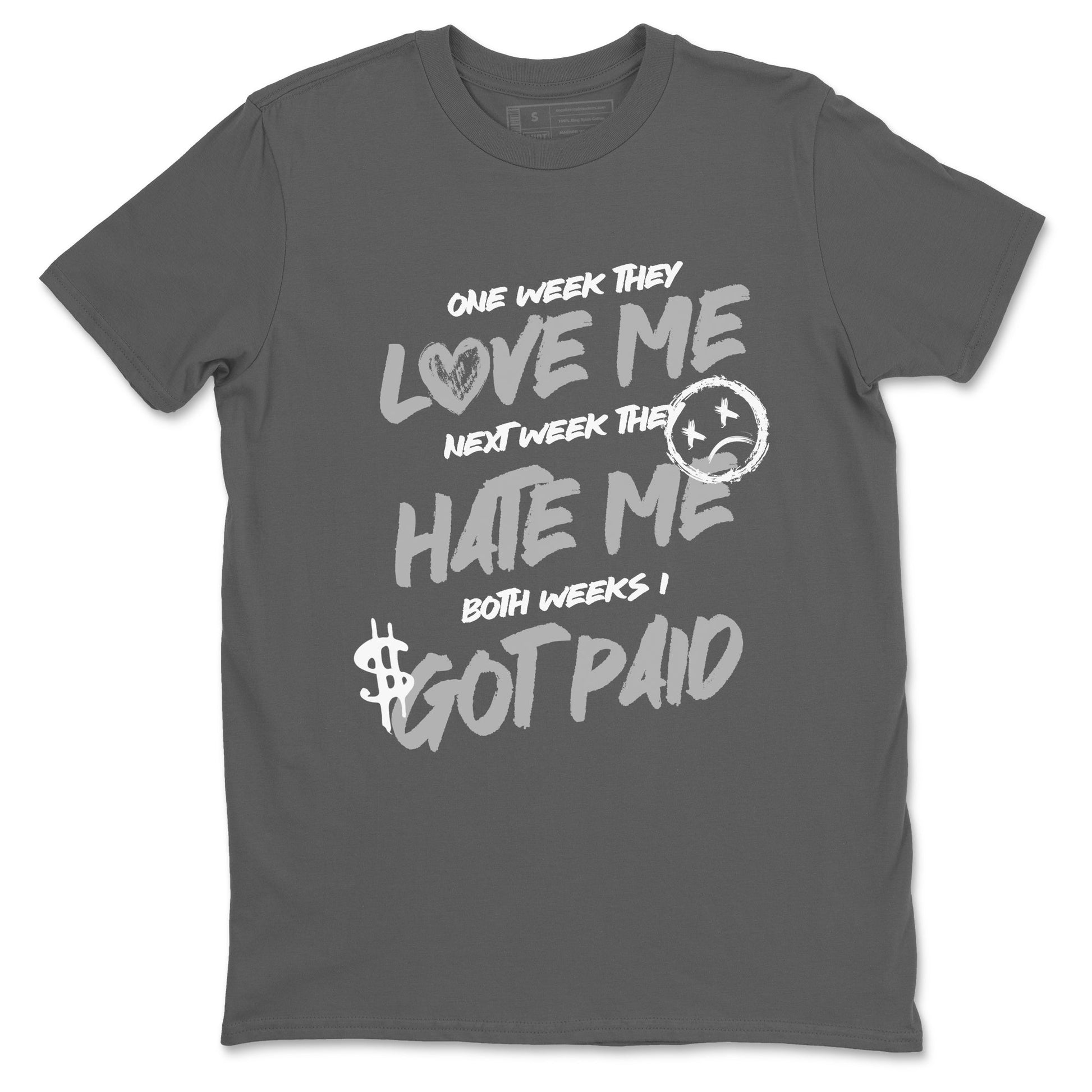 9s Cool Grey shirts to match jordans I Got Paid sneaker match tees Air Jordan 9 Retro Cool Grey match shoes to clothes SNRT Sneaker Tees unisex cotton Cool Grey 2 shirts