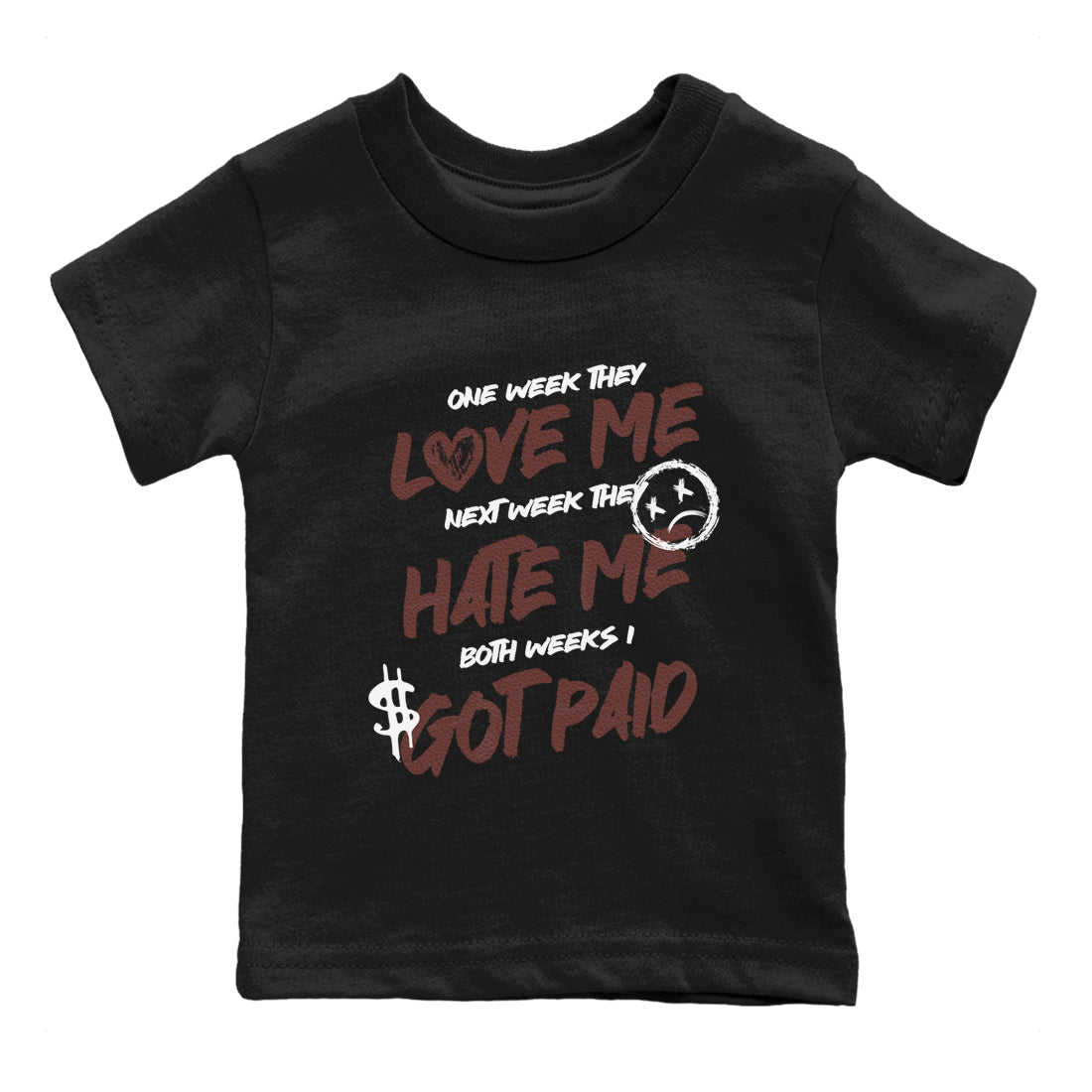 Sneaker match tees – Sneaker Tees To Match Dunk Low Football Shoes – I Got Paid Kids T-Shirt Black 2