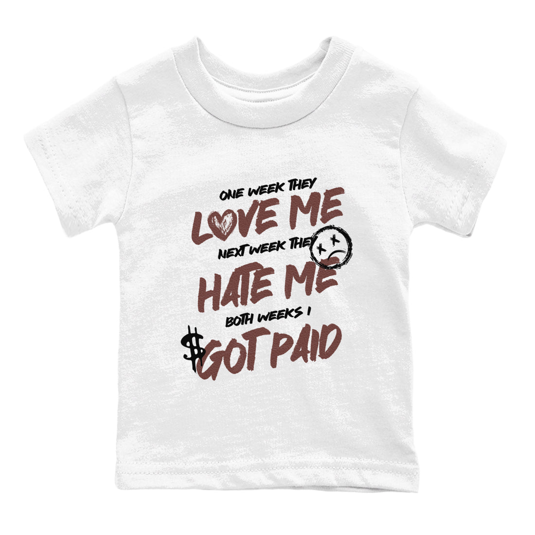 Sneaker match tees – Sneaker Tees To Match Dunk Low Football Shoes – I Got Paid Kids T-Shirt White 2