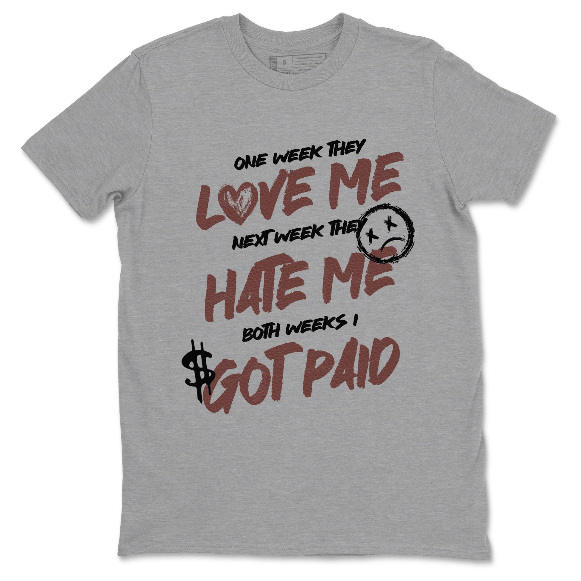 Sneaker match tees – Sneaker Tees To Match Dunk Low Football Shoes – I Got Paid Tee Heather Grey 2