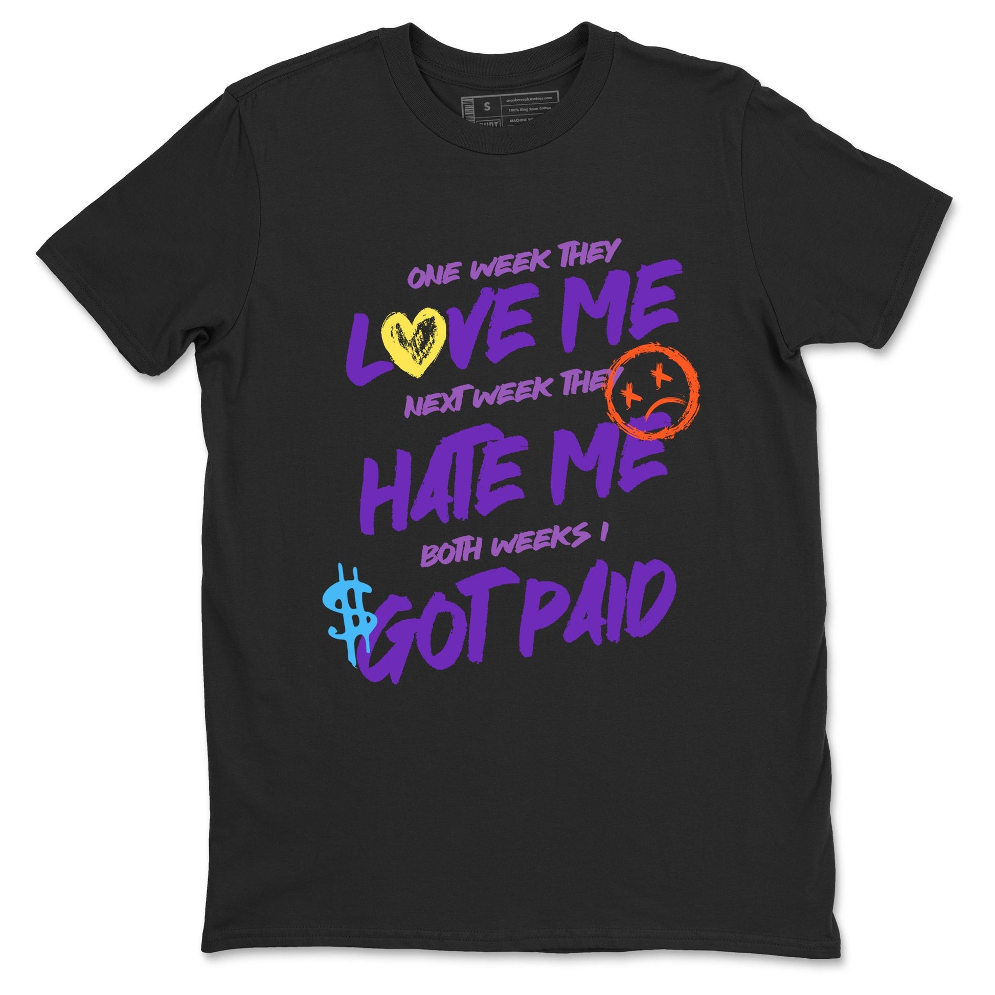Sneaker Threads – Sneaker Tees To Match New Balance 9060 Prism Purple – I Got Paid Graphic Tee Black 2. Perfect for Jordan releases 2025 colorways.