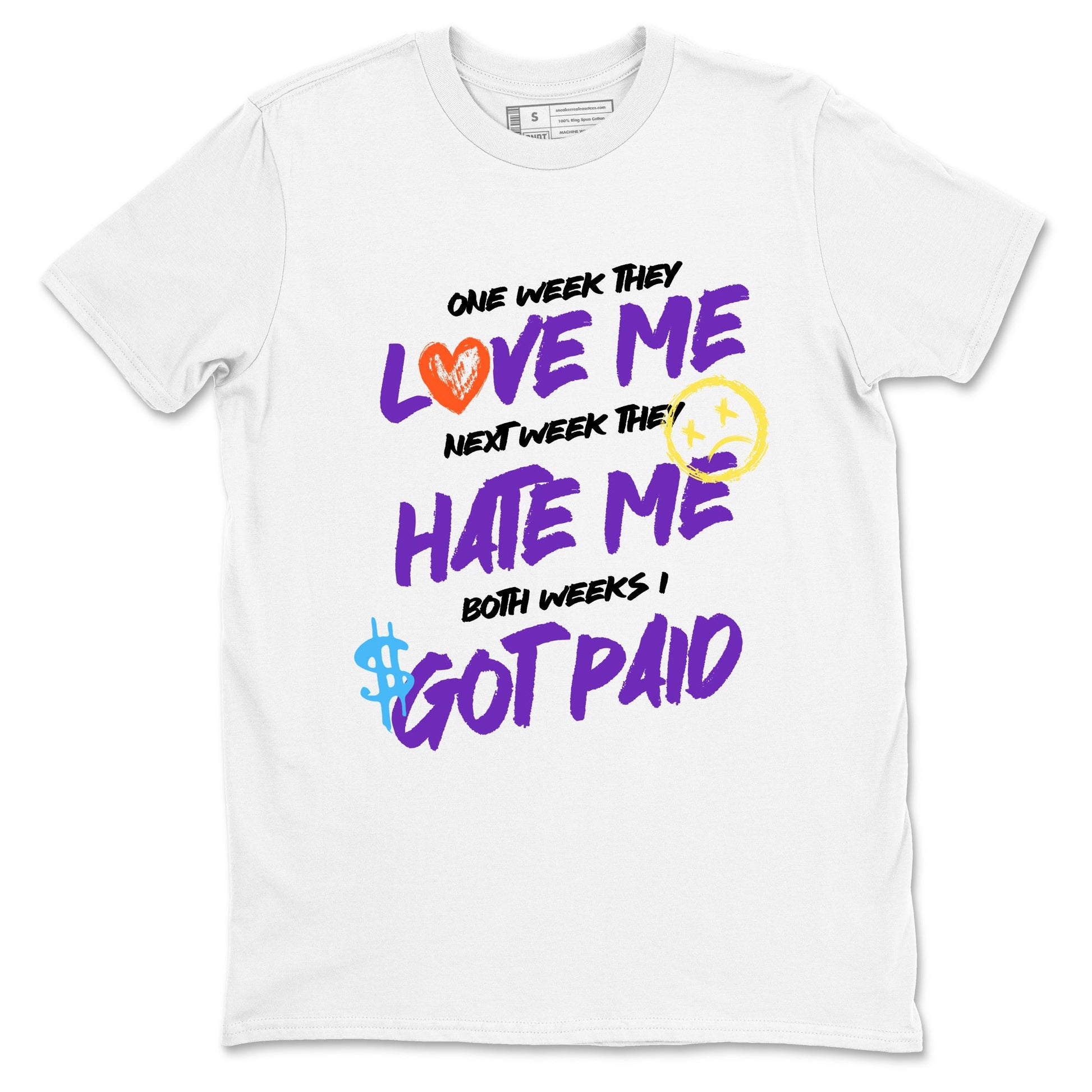 Sneaker Threads – Sneaker Tees To Match New Balance 9060 Prism Purple – I Got Paid Graphic Tee White 2. Perfect for Jordan releases 2025 colorways.