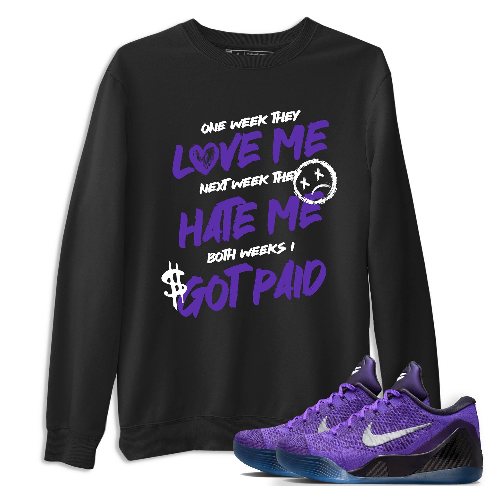 Sneaker Threads – Sneaker Tees To Match Nike KB 9 Hyper Grape – I Got Paid Graphic Tee Black 1. Perfect for Jordan releases 2025 colorways. Perfect for purple basketball sneaker releases and legacy-inspired colorways for 2025 hoopers.
