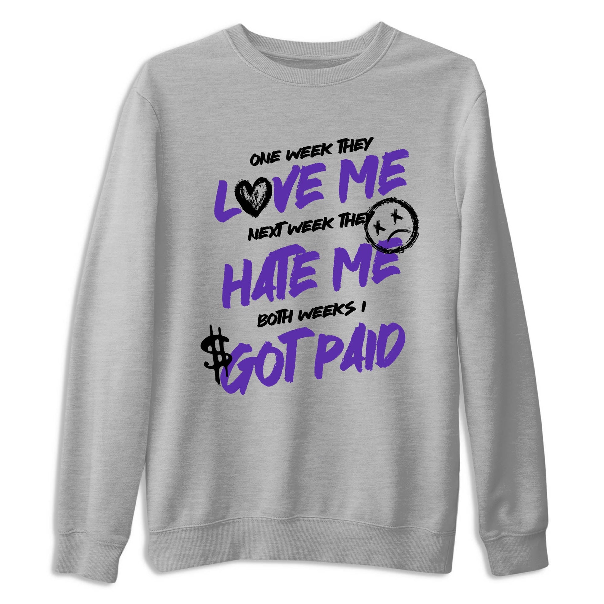 Sneaker Threads – Sneaker Tees To Match Nike KB 9 Hyper Grape – I Got Paid Graphic Tee Heather Grey 2. Perfect for Jordan releases 2025 colorways. Perfect for purple basketball sneaker releases and legacy-inspired colorways for 2025 hoopers.