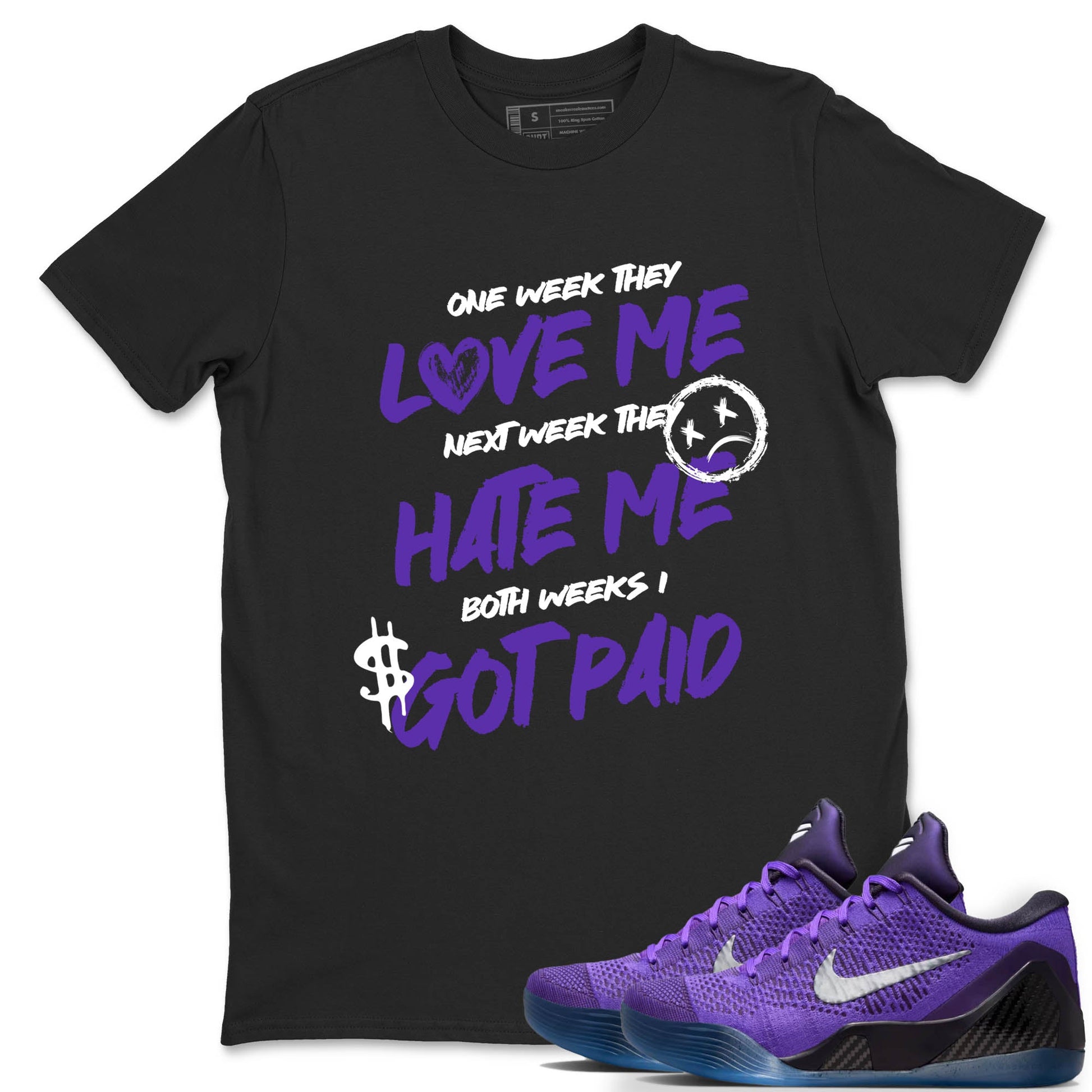 Sneaker Threads – Sneaker Tees To Match Nike KB 9 Hyper Grape – I Got Paid Graphic Tee Black 1. Perfect for Jordan releases 2025 colorways. Perfect for purple basketball sneaker releases and legacy-inspired colorways for 2025 hoopers.