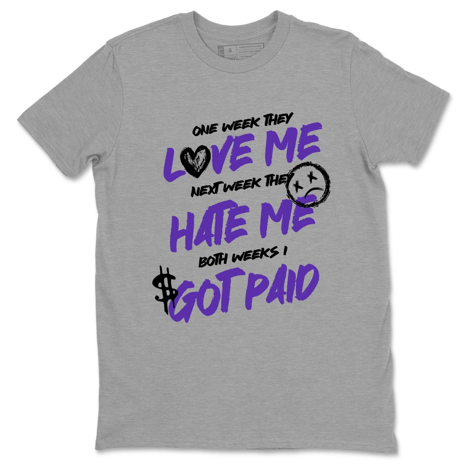 Sneaker Threads – Sneaker Tees To Match Nike KB 9 Hyper Grape – I Got Paid Graphic Tee Heather Grey 2. Perfect for Jordan releases 2025 colorways. Perfect for purple basketball sneaker releases and legacy-inspired colorways for 2025 hoopers.