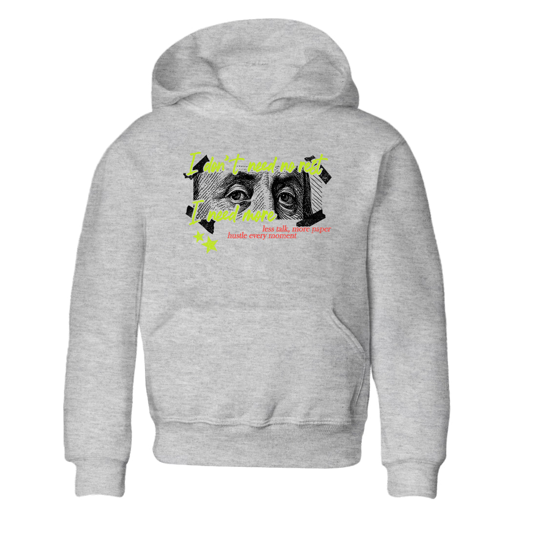 Sneaker Threads – Sneaker Tees To Match Air Max 90 Spruce Aura and Ghost Green – I Need More Youth Graphic Tee Heather Grey 2. Perfect for Jordan releases 2025 colorways.