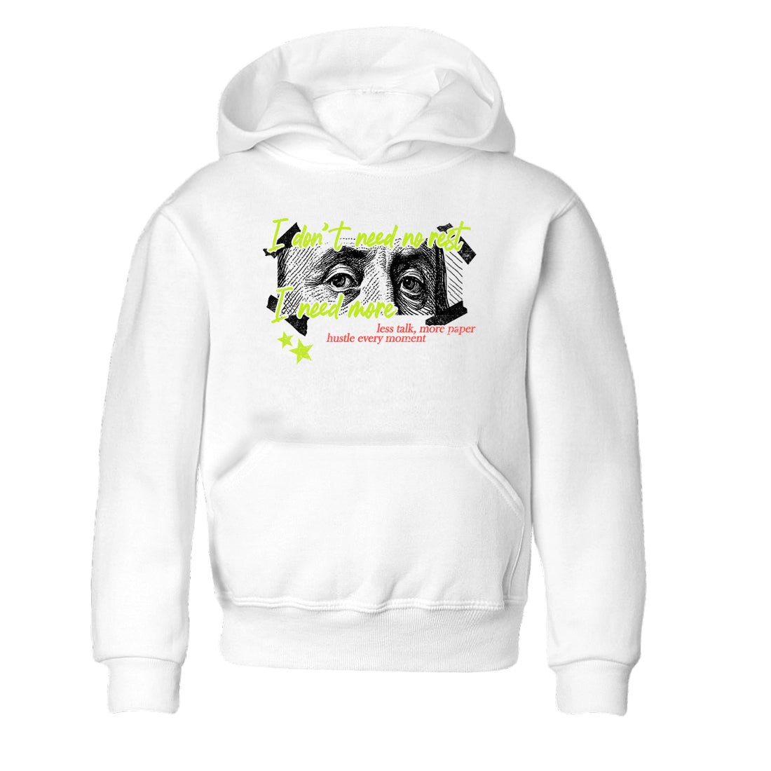 Sneaker Threads – Sneaker Tees To Match Air Max 90 Spruce Aura and Ghost Green – I Need More Youth Graphic Tee White 2. Perfect for Jordan releases 2025 colorways.