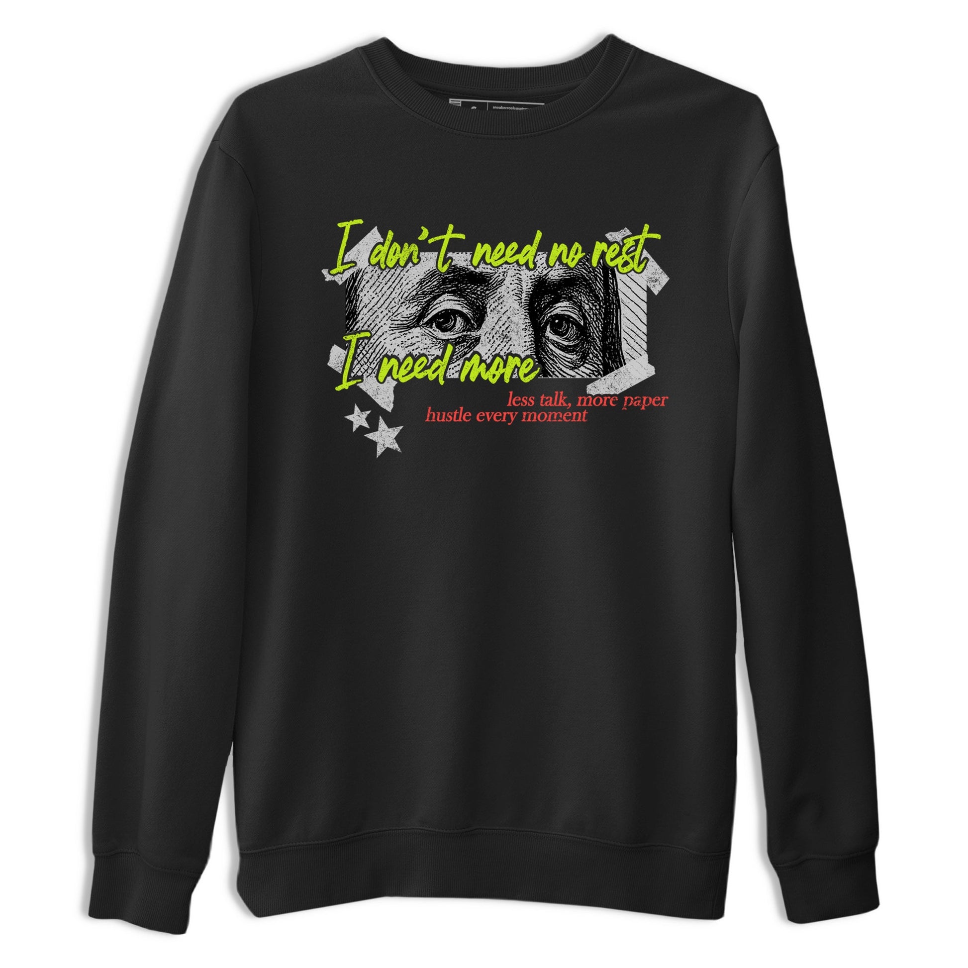 Sneaker Threads – Sneaker Tees To Match Air Max 90 Spruce Aura and Ghost Green – I Need More Graphic Tee Black 2. Perfect for Jordan releases 2025 colorways.
