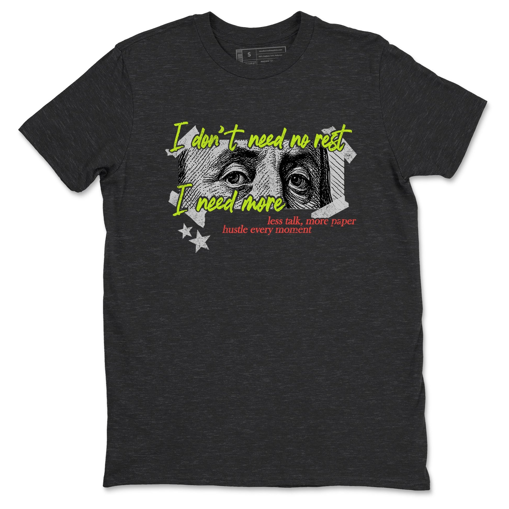 Sneaker Threads – Sneaker Tees To Match Air Max 90 Spruce Aura and Ghost Green – I Need More Graphic Tee Charcoal Heather 2. Perfect for Jordan releases 2025 colorways.