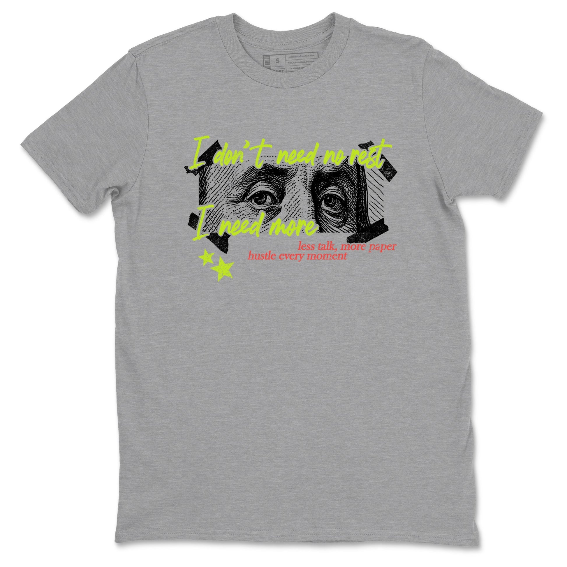 Sneaker Threads – Sneaker Tees To Match Air Max 90 Spruce Aura and Ghost Green – I Need More Graphic Tee Heather Grey 2. Perfect for Jordan releases 2025 colorways.