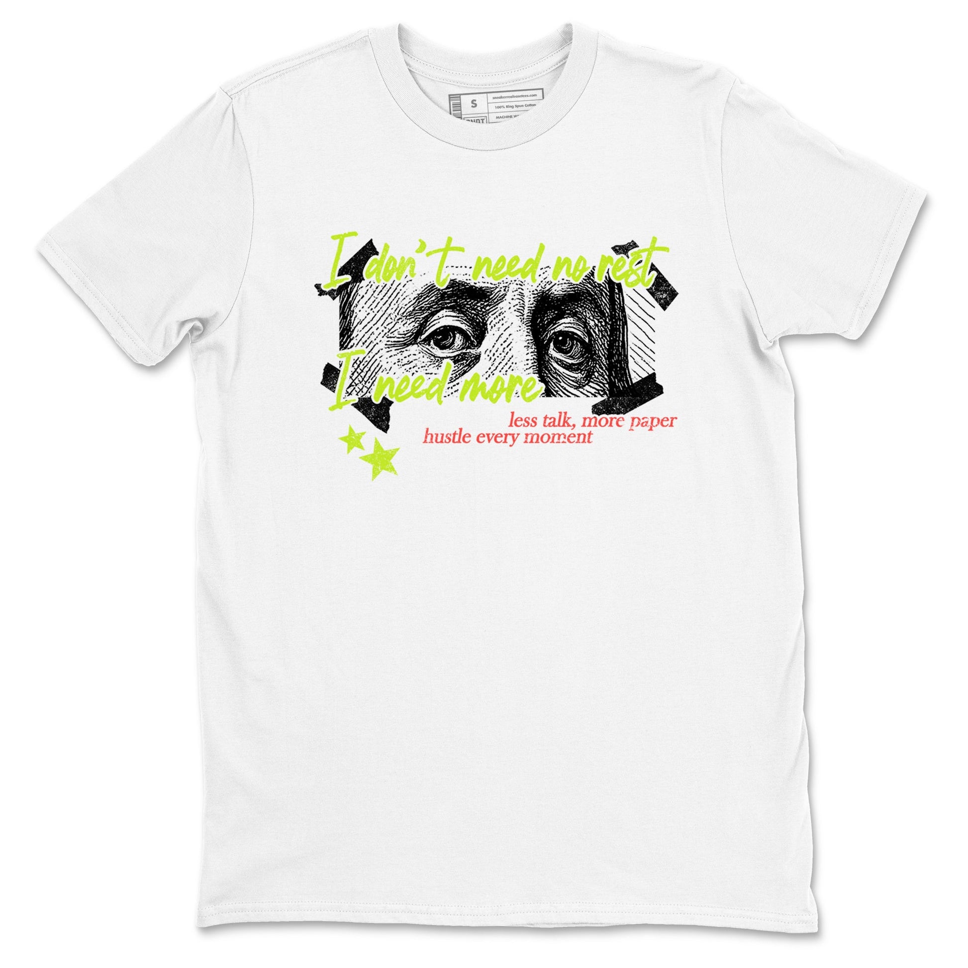 Sneaker Threads – Sneaker Tees To Match Air Max 90 Spruce Aura and Ghost Green – I Need More Graphic Tee White 2. Perfect for Jordan releases 2025 colorways.