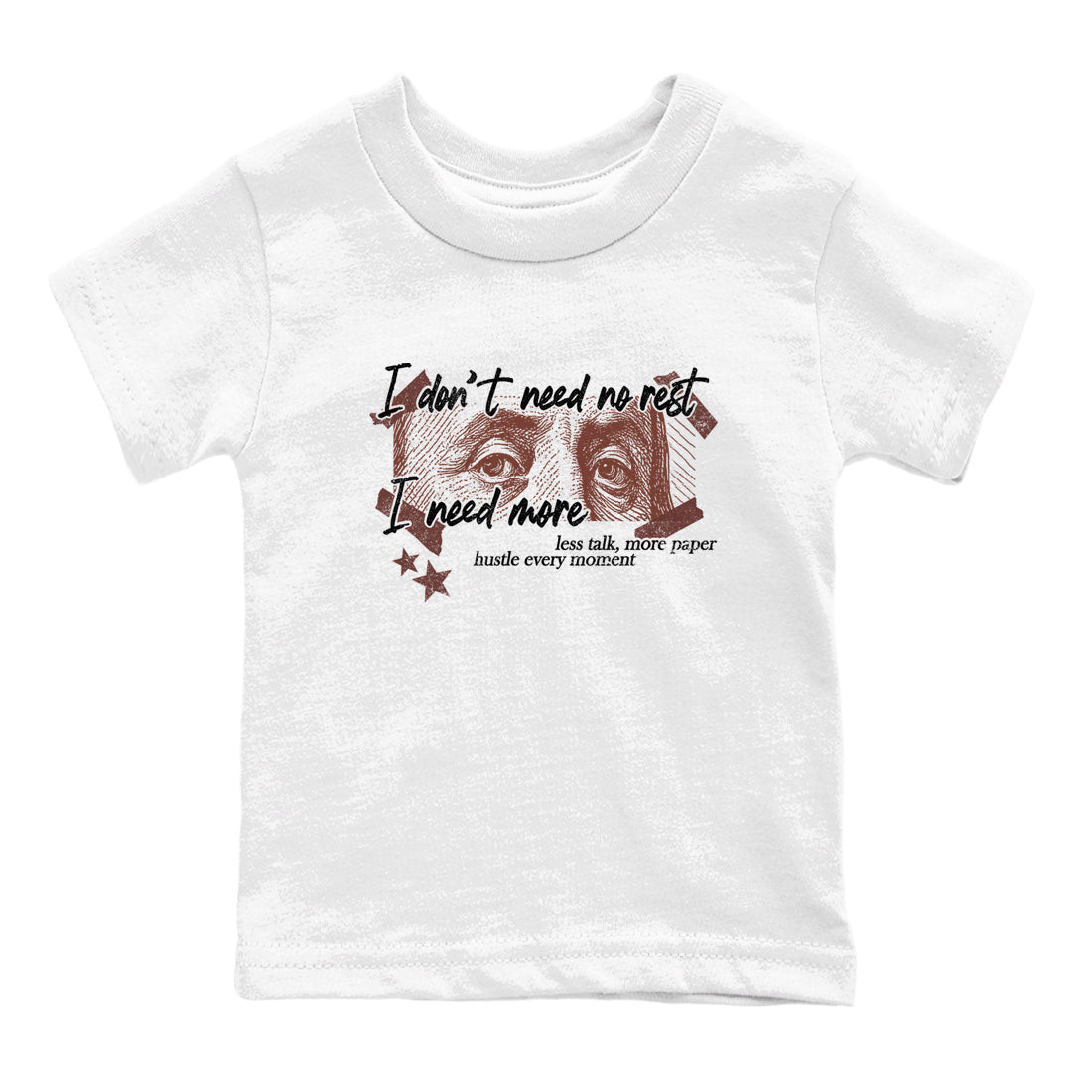 Sneaker match tees – Sneaker Tees To Match Dunk Low Football Shoes – I Need More Kids T-Shirt White 2