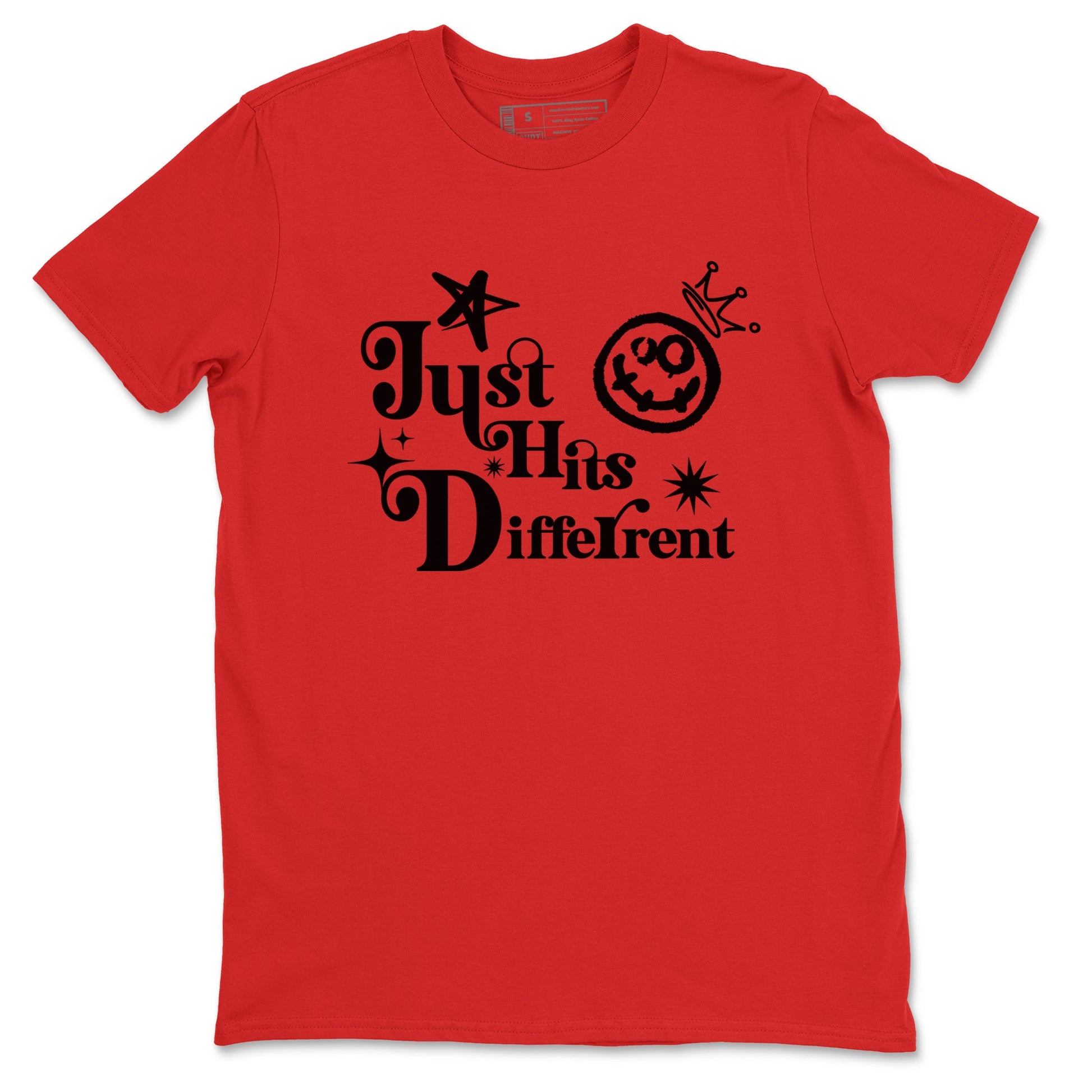 AE 1 Bred shirts to match jordans Just Hits Different sneaker match tees AE 1 Bred match shoes to clothes SNRT Sneaker Tees unisex cotton Red 2 shirts