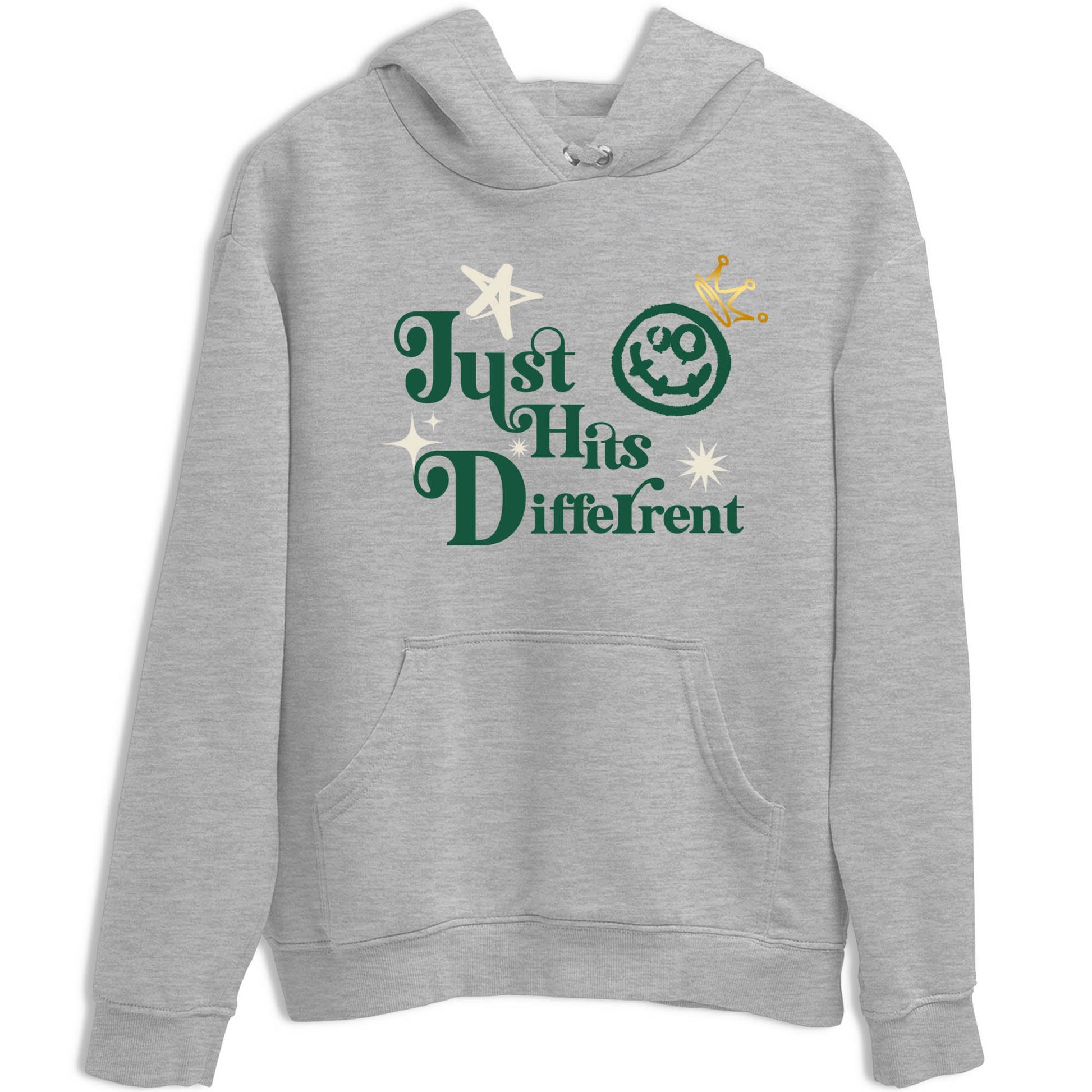 Sneaker Threads – Sneaker Tees To Match Air Jordan 1 Pro Green – Just Hits Different Graphic Tee Heather Grey 2. Perfect for Jordan releases 2025 colorways.