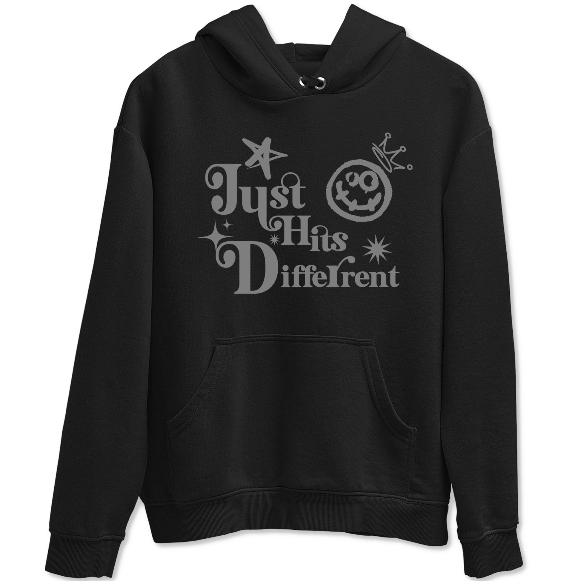 12s Black Wolf Grey shirts to match jordans Just Hits Different sneaker match tees Air Jordan 12 Barons match shoes to clothes SNRT Sneaker Tees unisex cotton Black 2 shirts