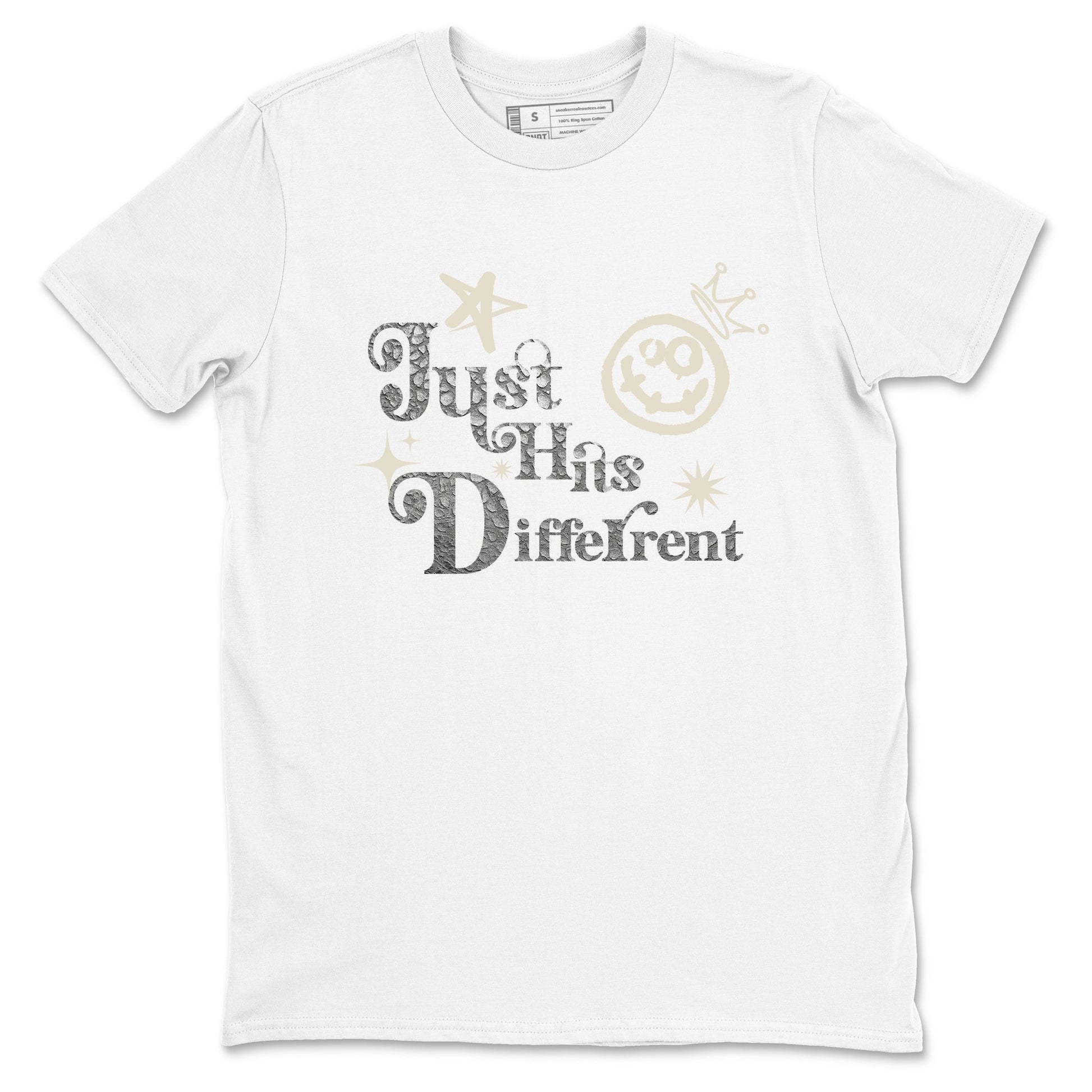 3s Sail and Cement Grey shirts to match jordans Just Hits Different sneaker match tees Air Jordan 3 Retro Sail and Cement Grey match shoes to clothes SNRT Sneaker Tees unisex cotton White 2 shirts