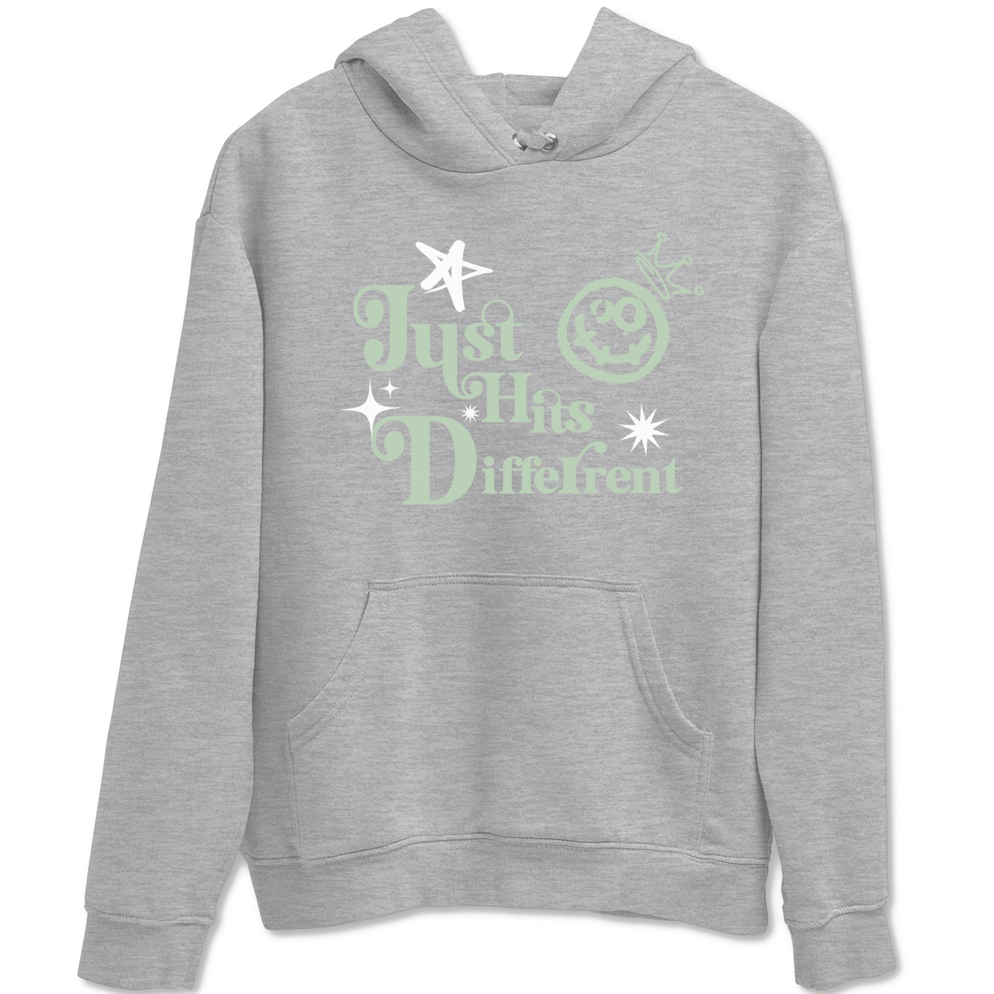4s Abundance shirts to match jordans Just Hits Different sneaker match tees Air Jordan 4 Seafoam match shoes to clothes SNRT Sneaker Tees unisex cotton Heather Grey 2 shirts
