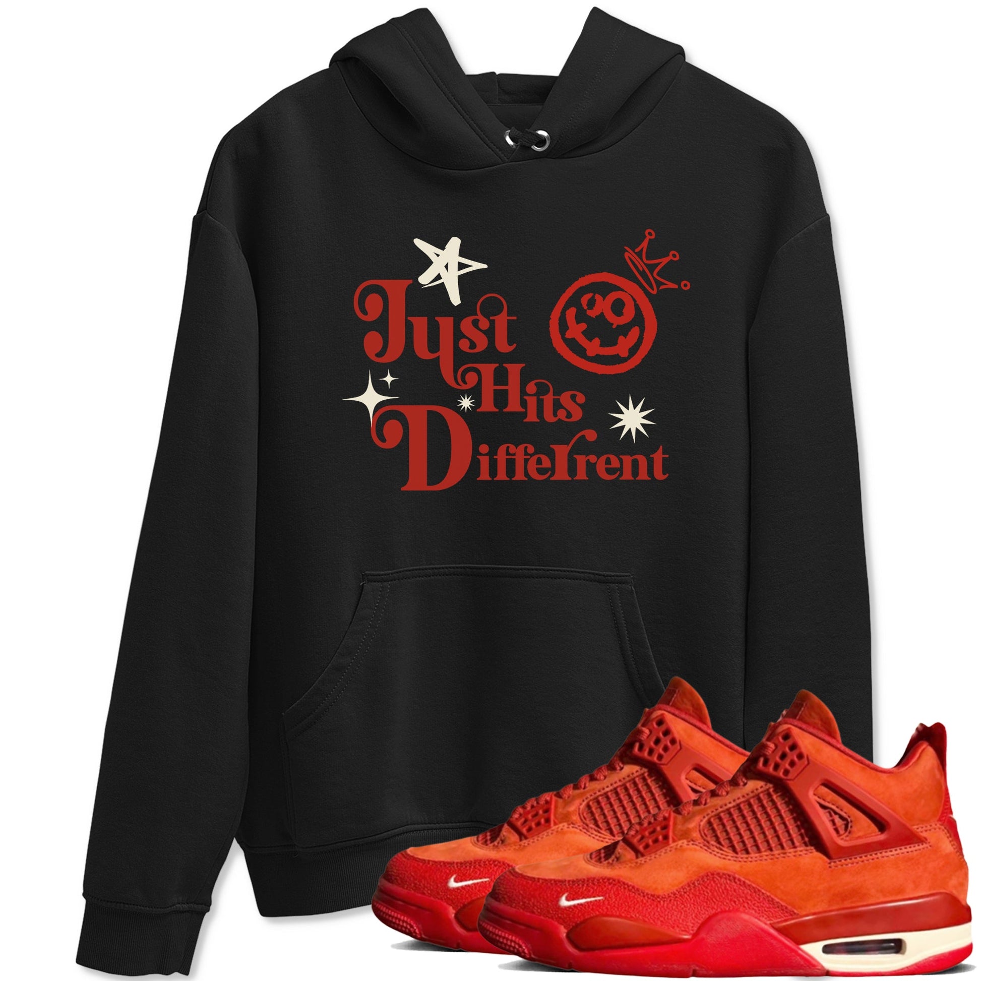 4s Brick By Brick shirts to match jordans Just Hits Different sneaker match tees Air Jordan 4 Nigel match shoes to clothes SNRT Sneaker Tees unisex cotton Black 1 shirts