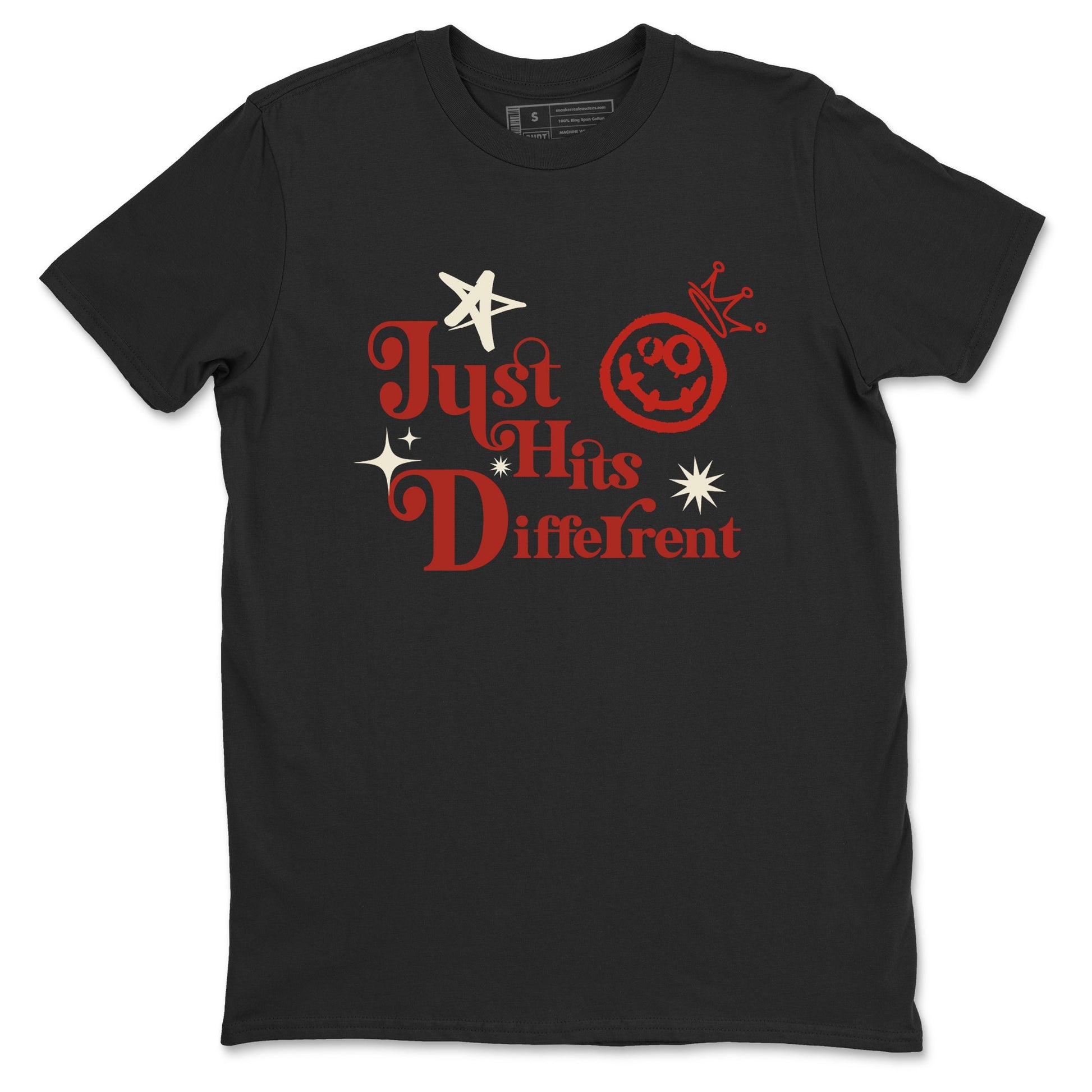 4s Brick By Brick shirts to match jordans Just Hits Different sneaker match tees Air Jordan 4 Nigel match shoes to clothes SNRT Sneaker Tees unisex cotton Black 2 shirts