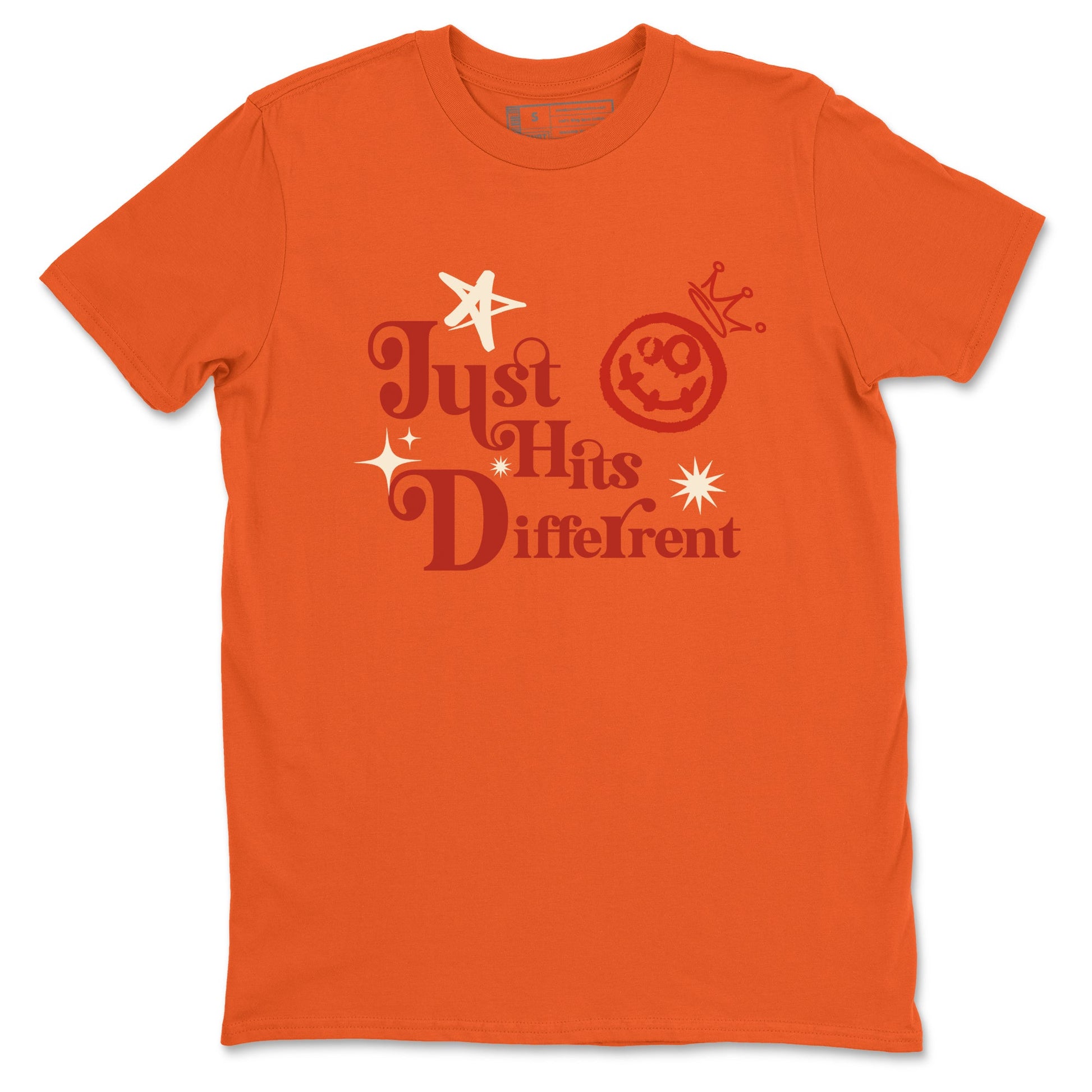 4s Brick By Brick shirts to match jordans Just Hits Different sneaker match tees Air Jordan 4 Nigel match shoes to clothes SNRT Sneaker Tees unisex cotton Orange 2 shirts