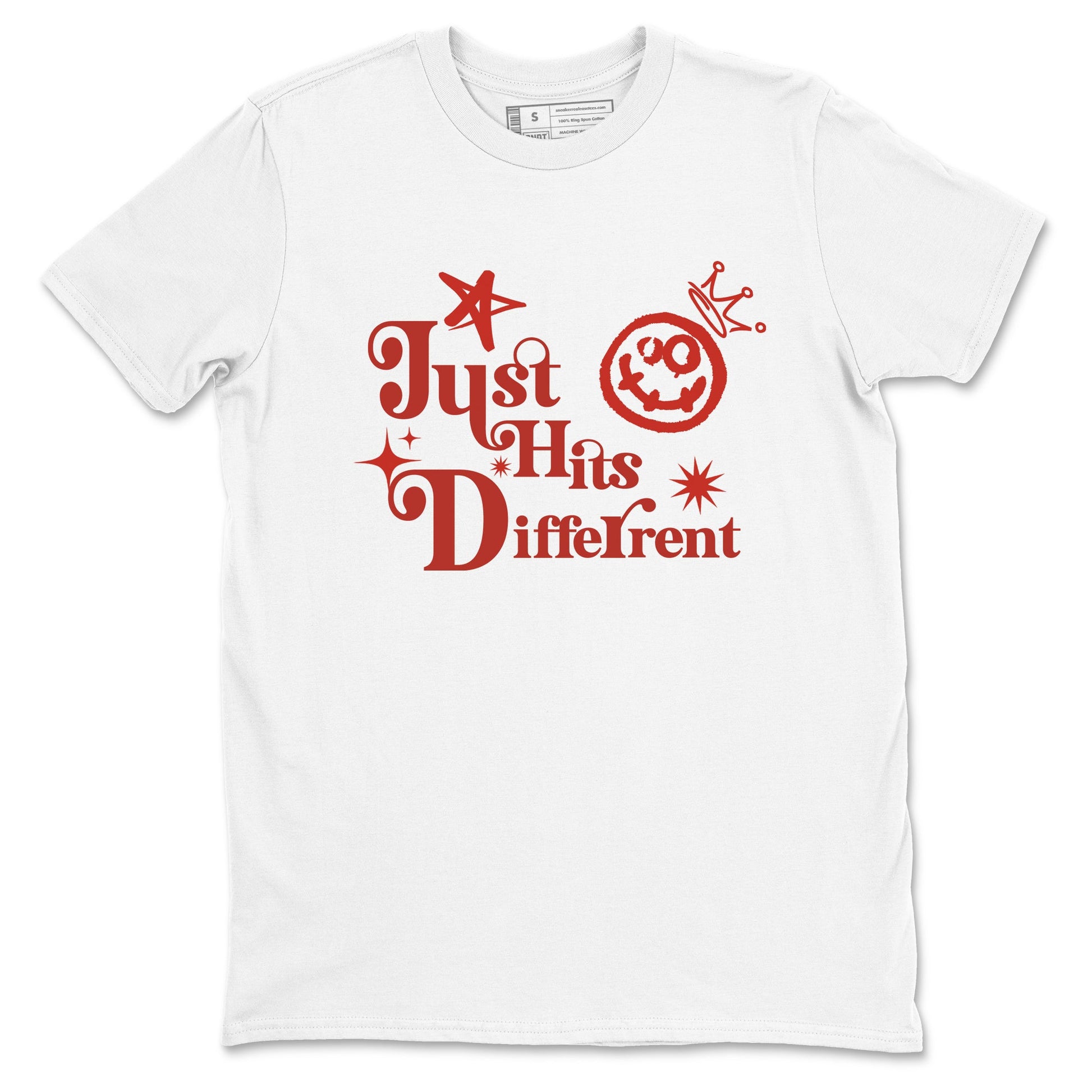 4s Brick By Brick shirts to match jordans Just Hits Different sneaker match tees Air Jordan 4 Nigel match shoes to clothes SNRT Sneaker Tees unisex cotton White 2 shirts