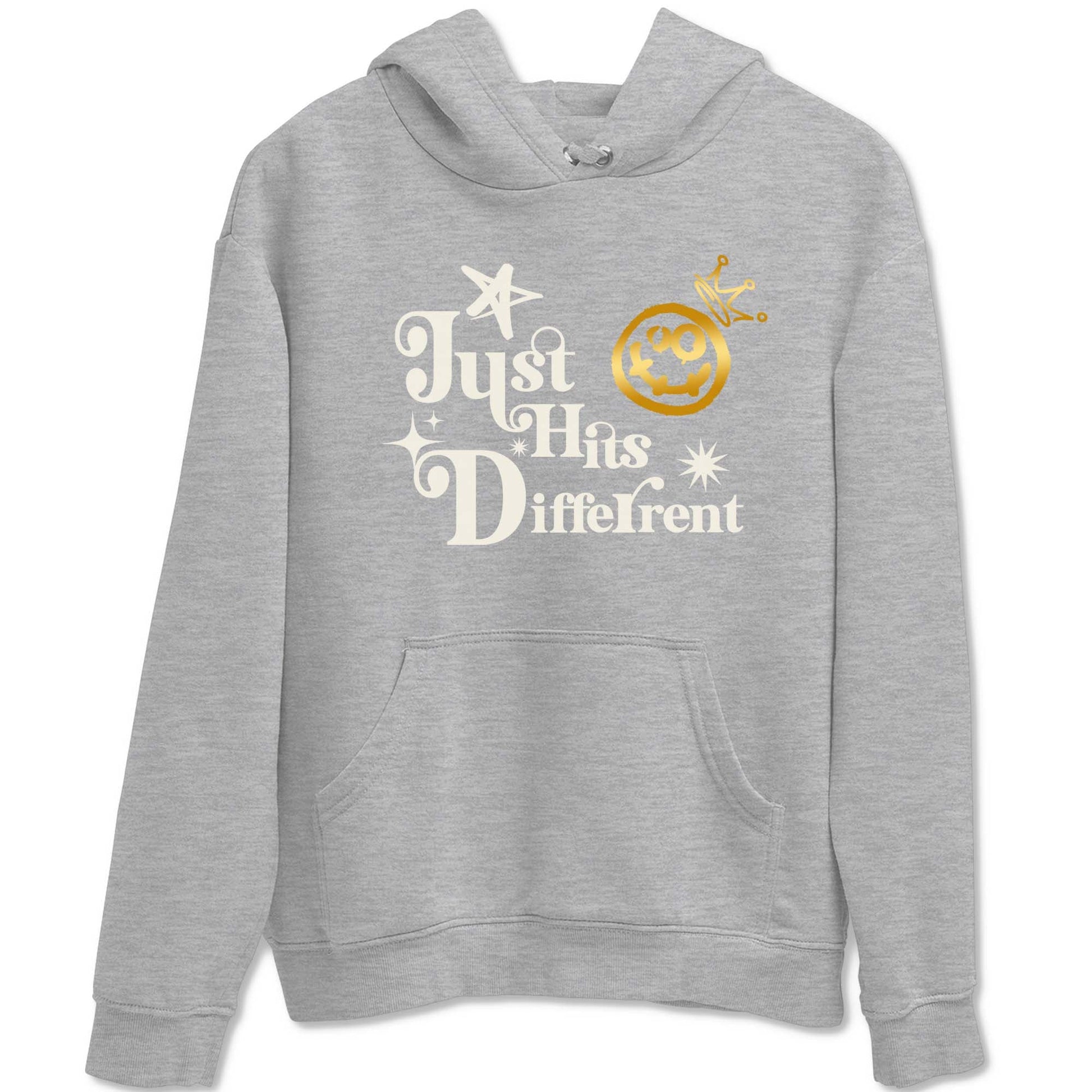 5s Golden Ticket shirts to match jordans Just Hits Different shirts to match jordans Air Jordan 5 Golden Ticket match shoes to clothes SNRT Sneaker Tees unisex cotton Heather Grey 2 shirts