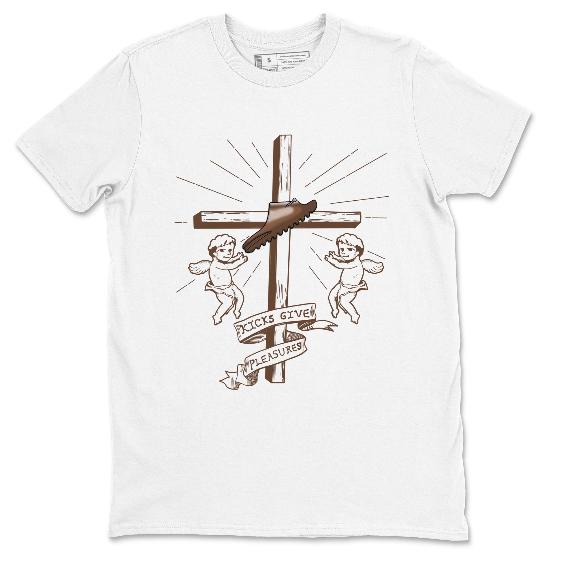 Yeezy Slide Flax shirts to match jordans Kicks Give You Pleasures sneaker match tees Yeezy Slide Flax SNRT Sneaker Tees streetwear brand White 2 unisex cotton tee