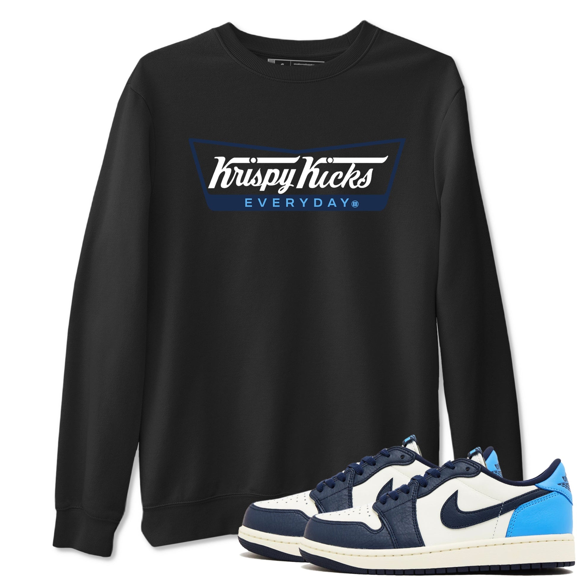 1s Obsidian shirts to match jordans krispy Kicks shirts to match Jordans AJ1 Retro Low OG Obsidian match shoes to clothes SNRT Sneaker Tees unisex cotton Black 1 shirts
