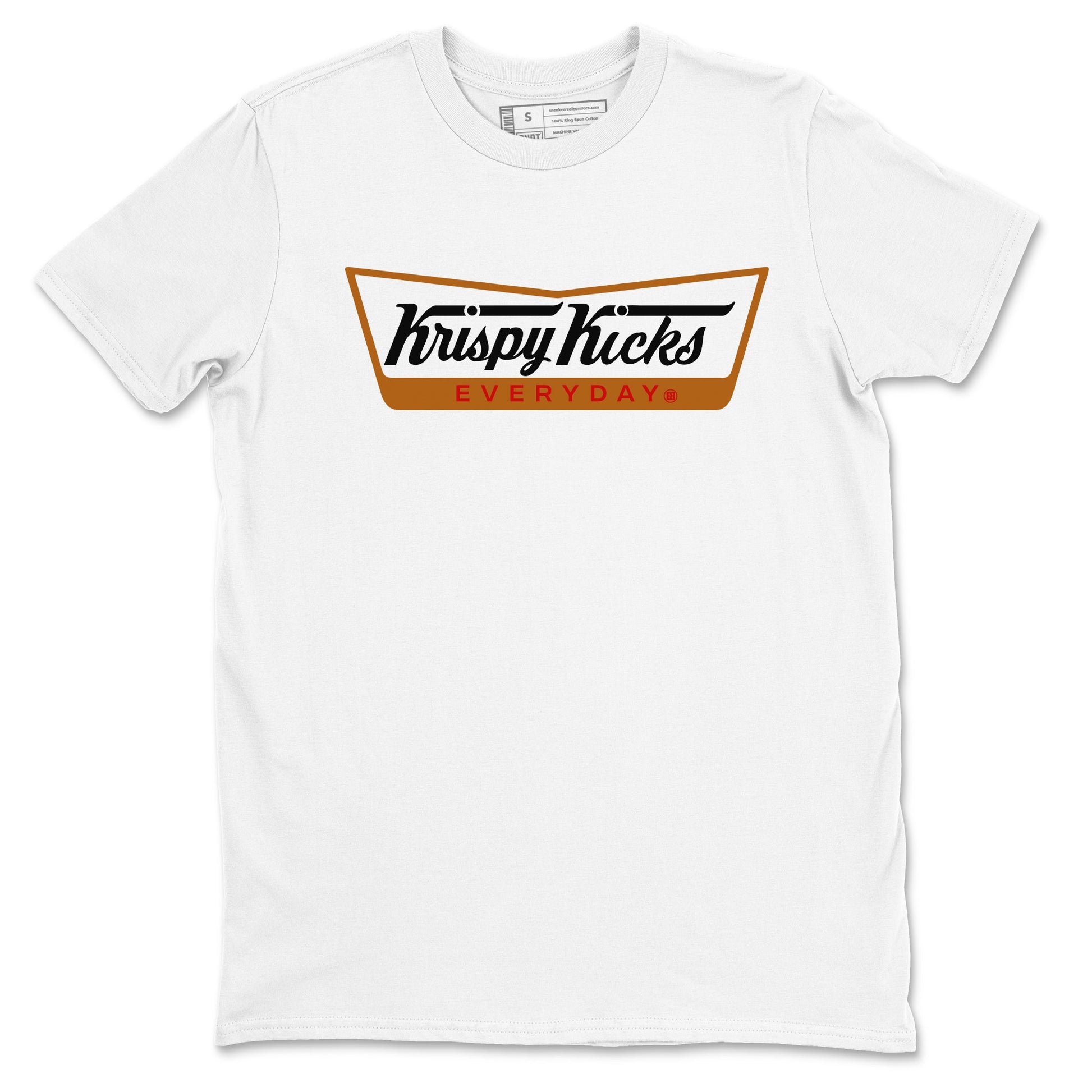 5s Archaeo Brown shirts to match jordans Krispy Kicks sneaker match tees Air Jordan 5 Archaeo Brown SNRT Sneaker Release Tees unisex cotton White 2 crew neck shirts