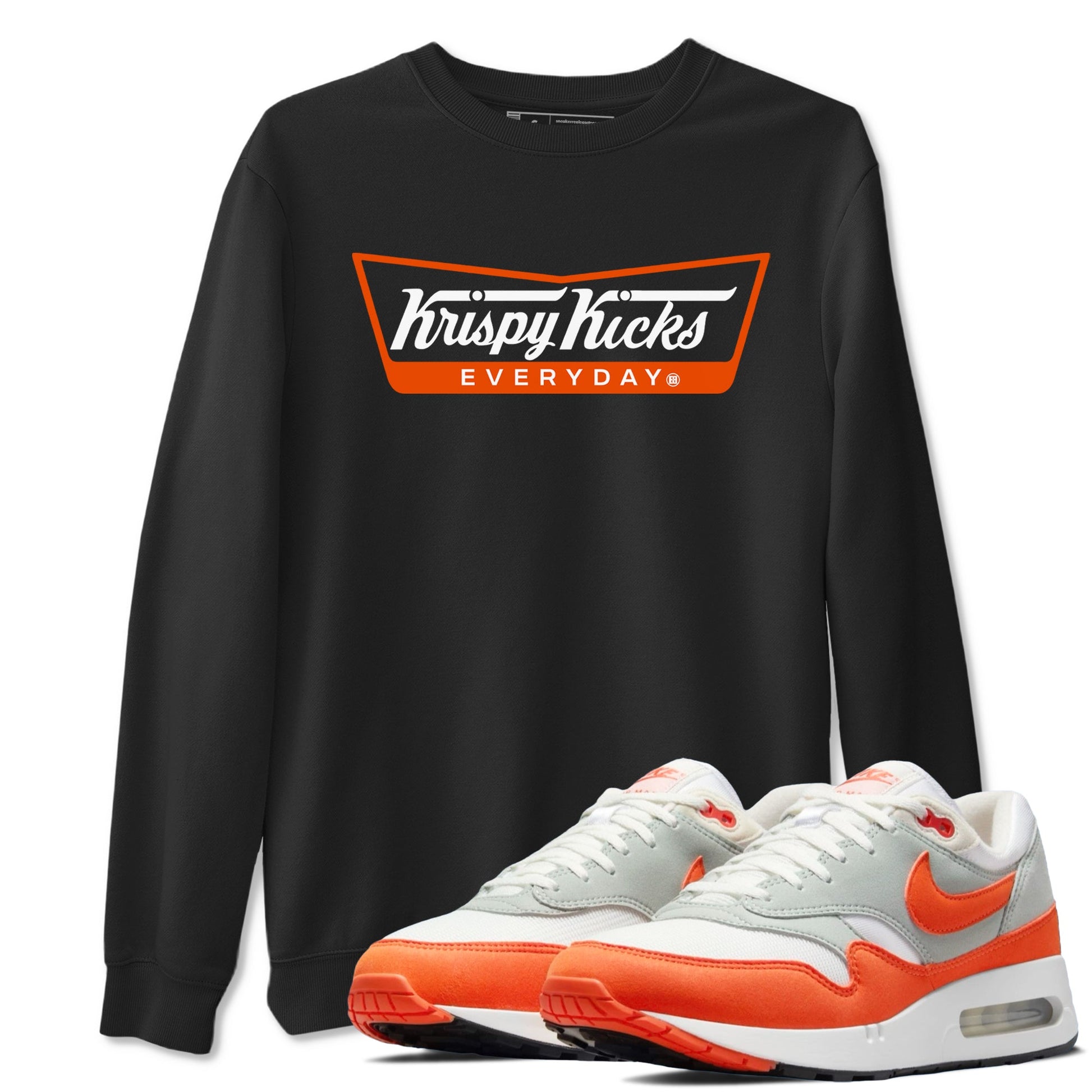 Air Max 1 OG '86 'Summit White and Cosmic Clay shirts to match jordans Krispy Kicks sneaker match tees Air Max 1 Cosmic Clay match shoes to clothes SNRT Sneaker Tees unisex cotton Black 1 shirts