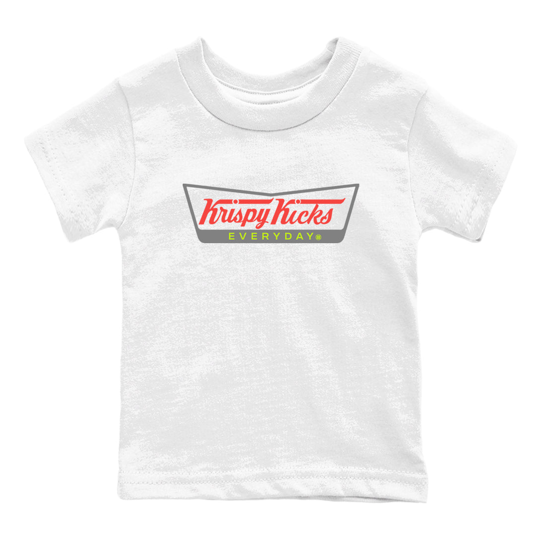 Sneaker Threads – Sneaker Tees To Match Air Max 90 Spruce Aura and Ghost Green – Krispy Kicks Youth Graphic Tee White 2. Perfect for Jordan releases 2025 colorways.