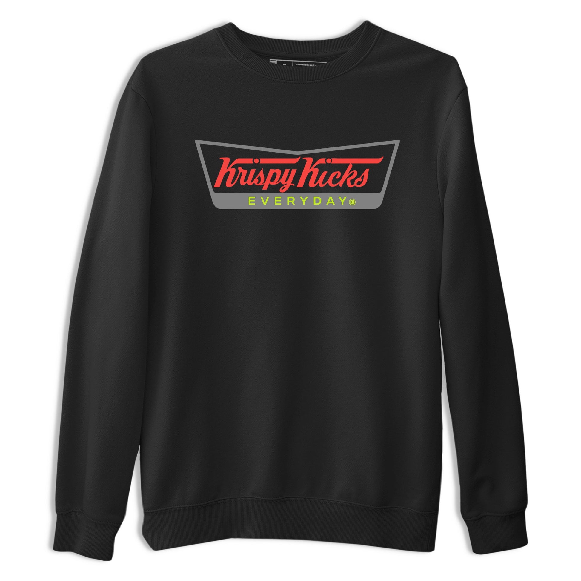 Sneaker Threads – Sneaker Tees To Match Air Max 90 Spruce Aura and Ghost Green – Krispy Kicks Graphic Tee Black 2. Perfect for Jordan releases 2025 colorways.