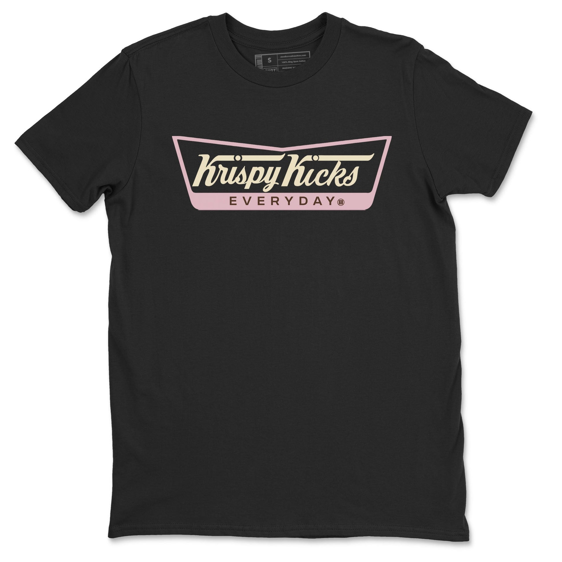 Dunk Cacao Wow And Pink Foam shirts to match jordans Krispy Kicks sneaker match tees Dunk Cacao Wow And Pink Foam SNRT Sneaker Tees streetwear brand Black 2 unisex cotton tee