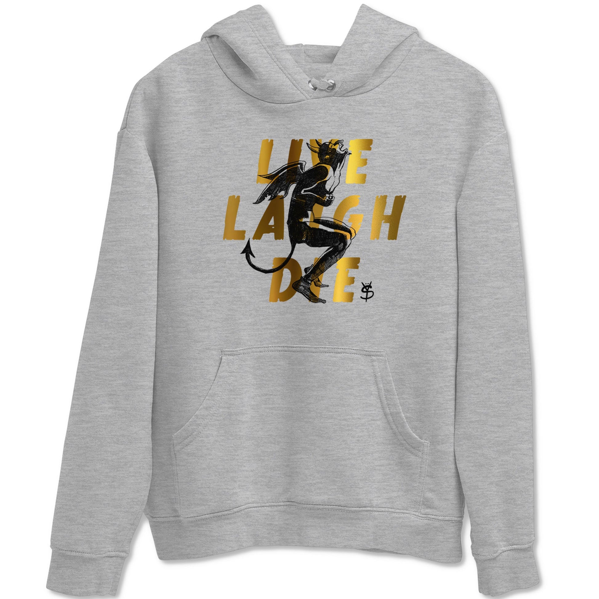 1s Black Metallic Gold shirts to match jordans Laughing Devil unique Halloween sneaker tee Air Jordan 1 Black Metallic Gold SNRT Sneaker Release Tees unisex cotton Heather Grey 2 crew neck shirts