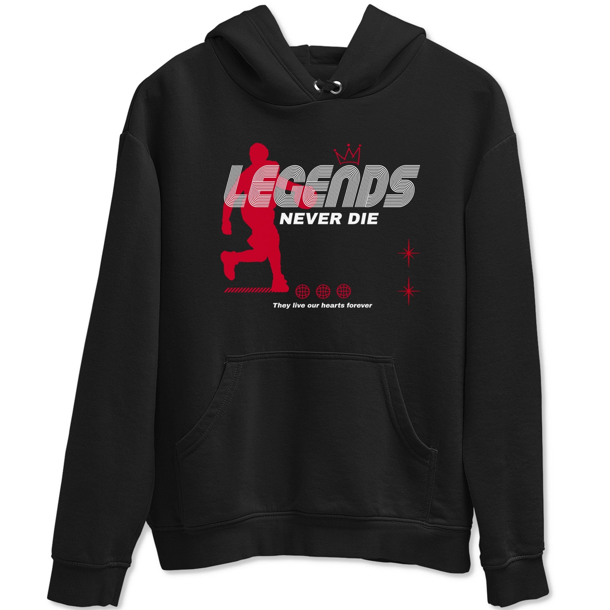 12s Flu Game shirts to match jordans Legends Never Die best t shirts to wear with jordans Air Jordan 12 Retro Flu Black and Varsity Red match shoes to clothes SNRT Sneaker Tees unisex cotton Black 2 shirts