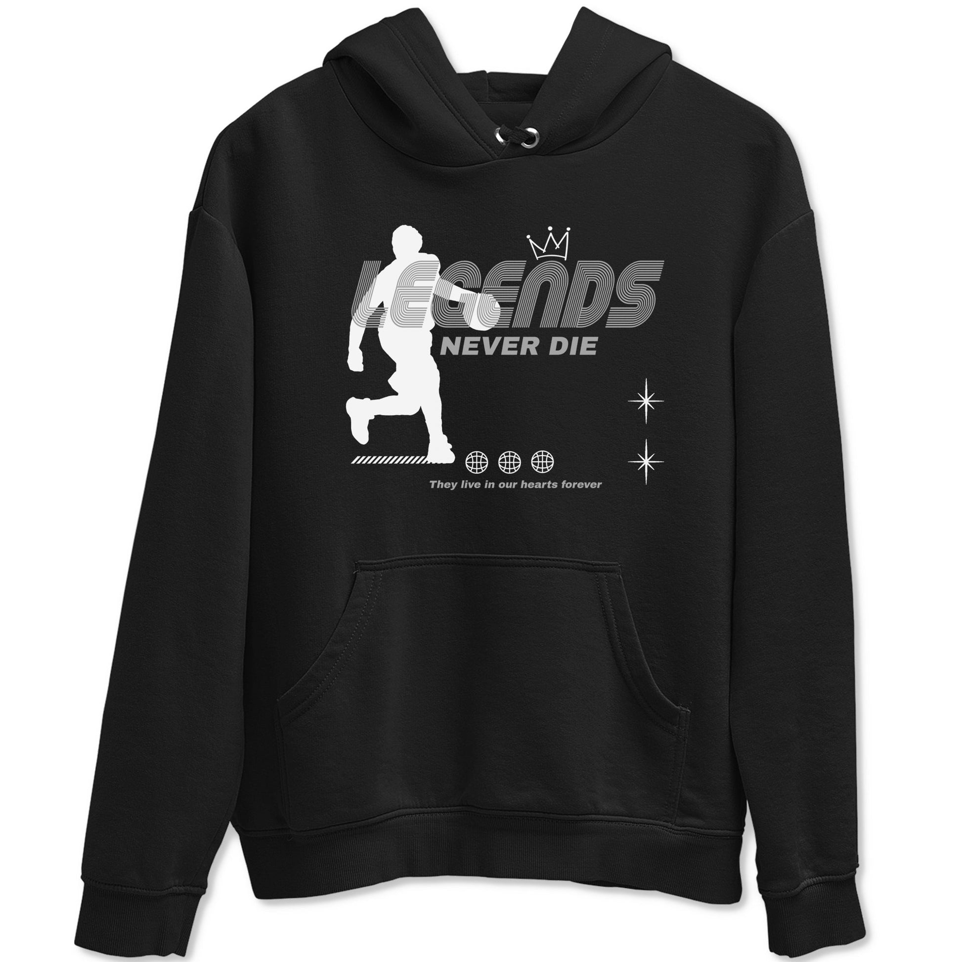 9s Cool Grey shirts to match jordans Legends Never Die sneaker match tees Air Jordan 9 Retro Cool Grey match shoes to clothes SNRT Sneaker Tees unisex cotton Black 2 shirts