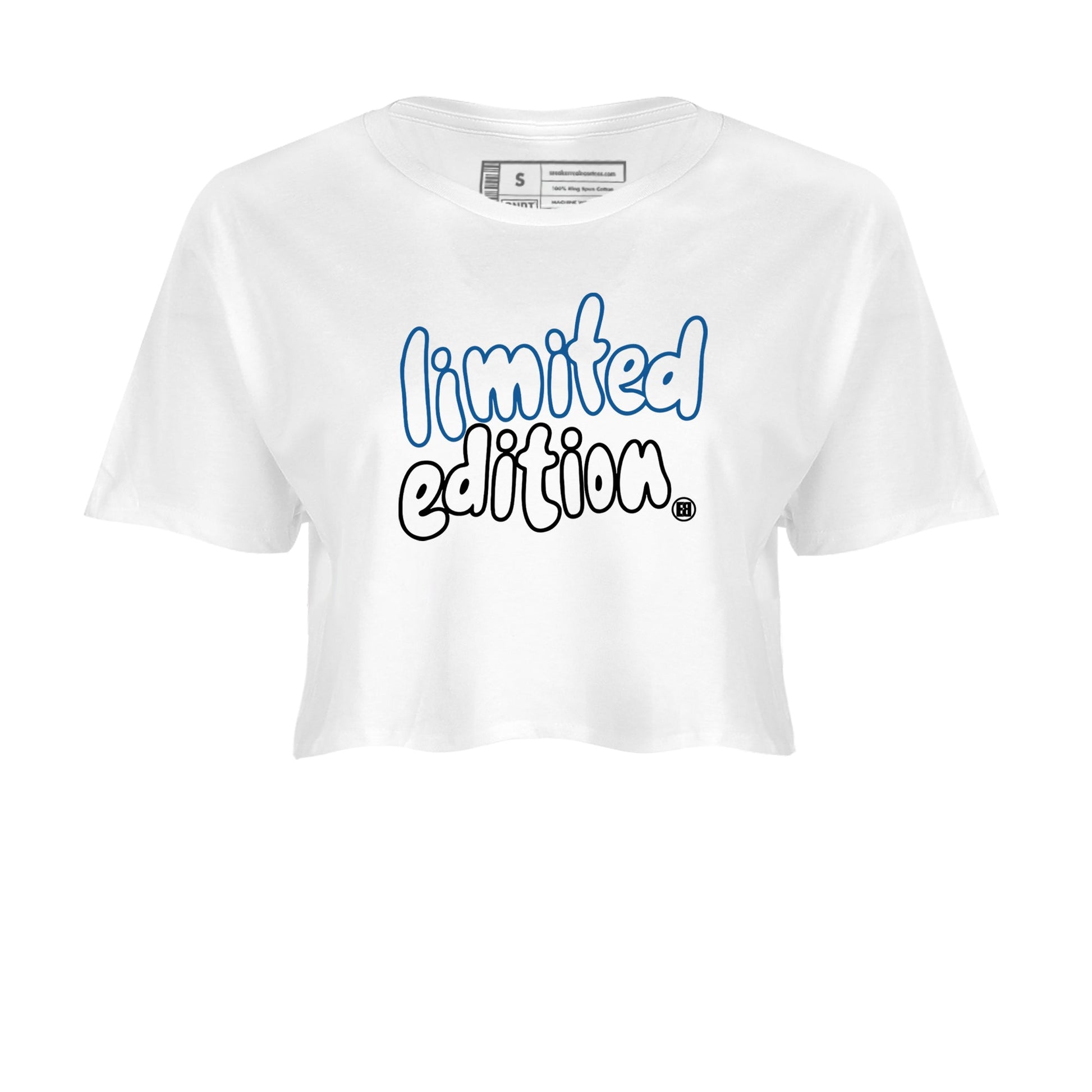 Sneaker match tees – Sneaker Tees To Match Air Jordan 1 Travis Scott Fragment Shoes – Limited Edition Crop T-Shirt White 2