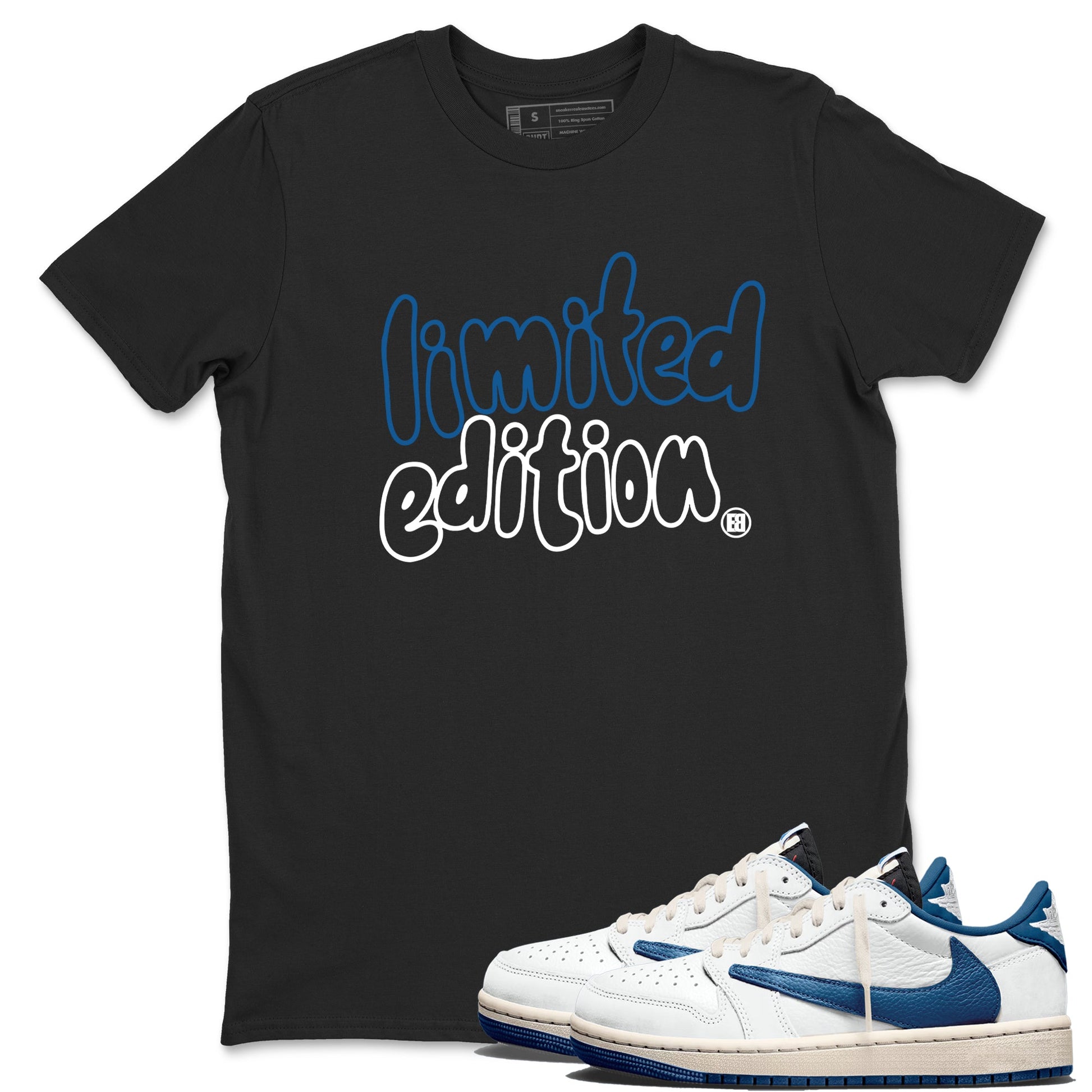 Sneaker match tees – Sneaker Tees To Match Air Jordan 1 Travis Scott Fragment Shoes – Limited Edition Tee Black 1
