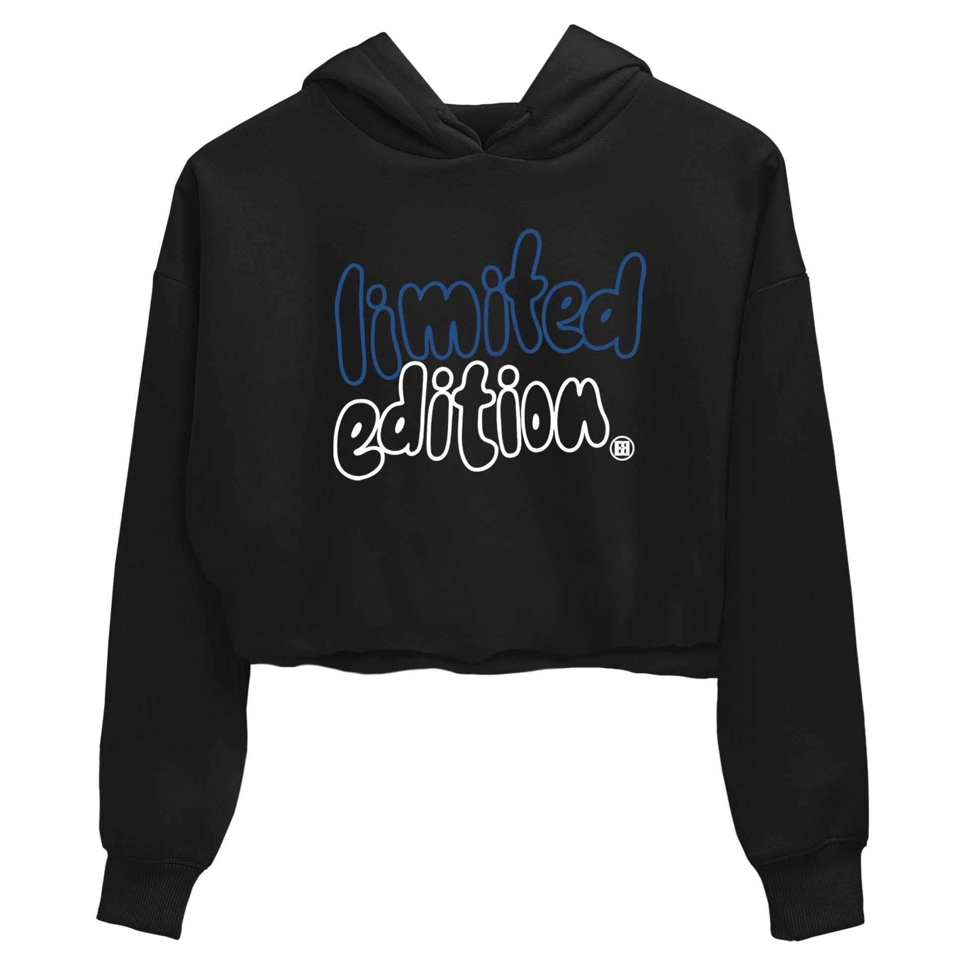 Sneaker match tees – Sneaker Tees To Match Air Jordan 12 French Blue Shoes – Limited Edition Crop T-Shirt Black 2