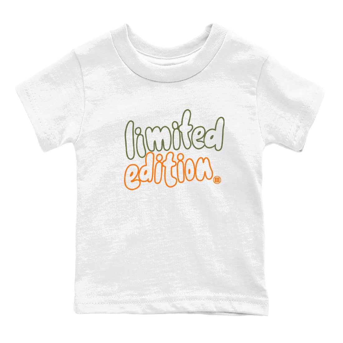 Sneaker match tees – Sneaker Tees To Match Undefeated inspired colorways Air Jordan 4 OG Olive Shoes – Limited Edition Kids T-Shirt White 2