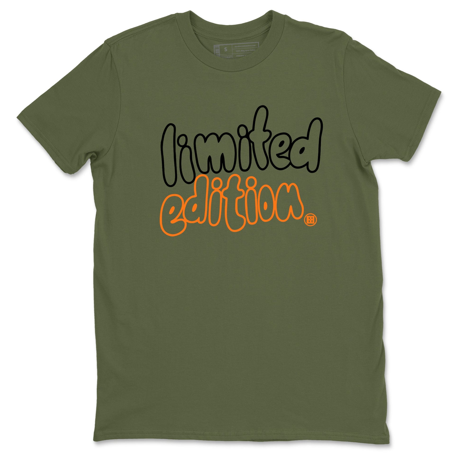 Sneaker match tees – Sneaker Tees To Match Undefeated inspired colorways Air Jordan 4 OG Olive Shoes – Limited Edition Tee Military Green 2