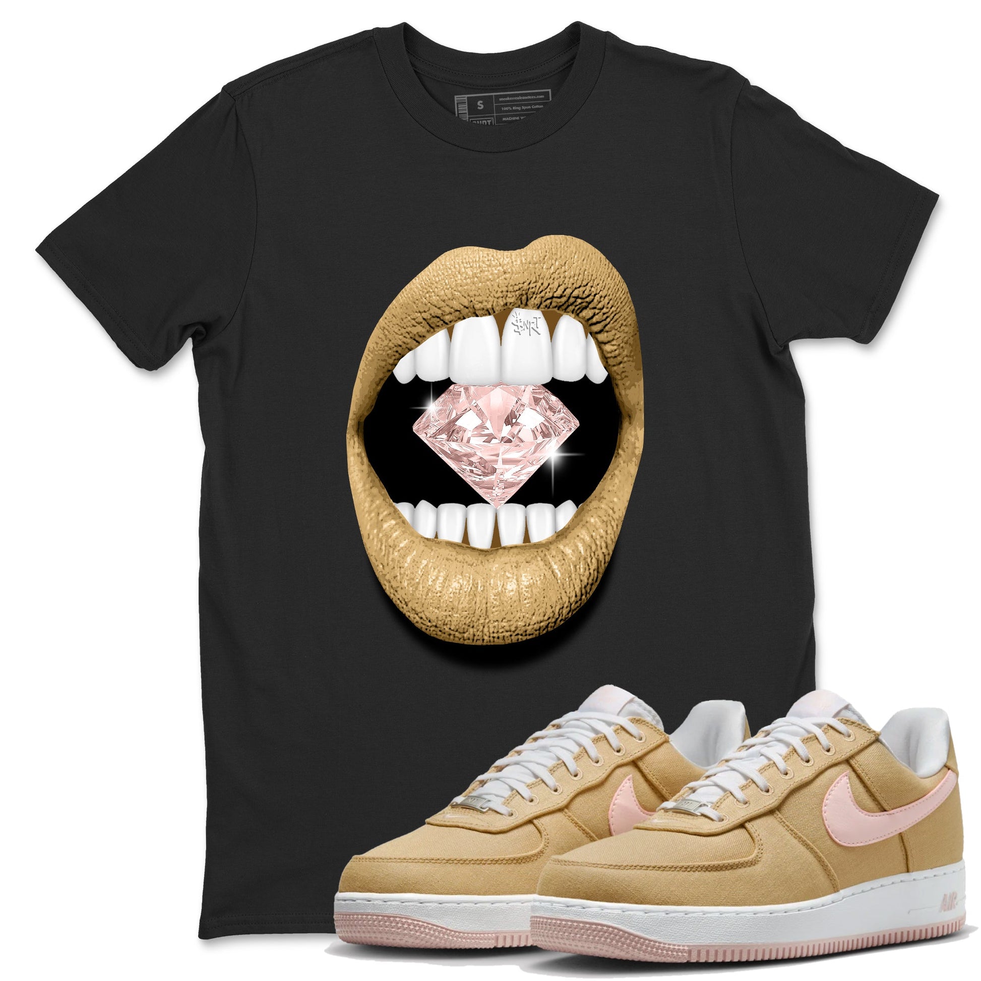 Air Force 1 Low Linen shirts to match jordans Lips Diamond sneaker match tees Air Force 1 Linen Graphic Shirts To Match AF1 SNRT Sneaker Tees unisex cotton Black 1 shirts